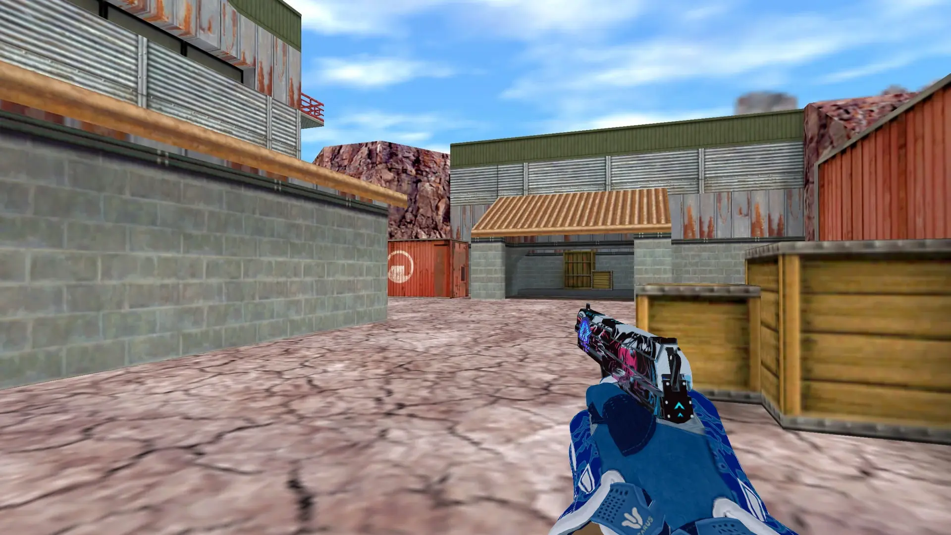 USP — Sport Gloves Amphibious Pack — de_nuke (first person)