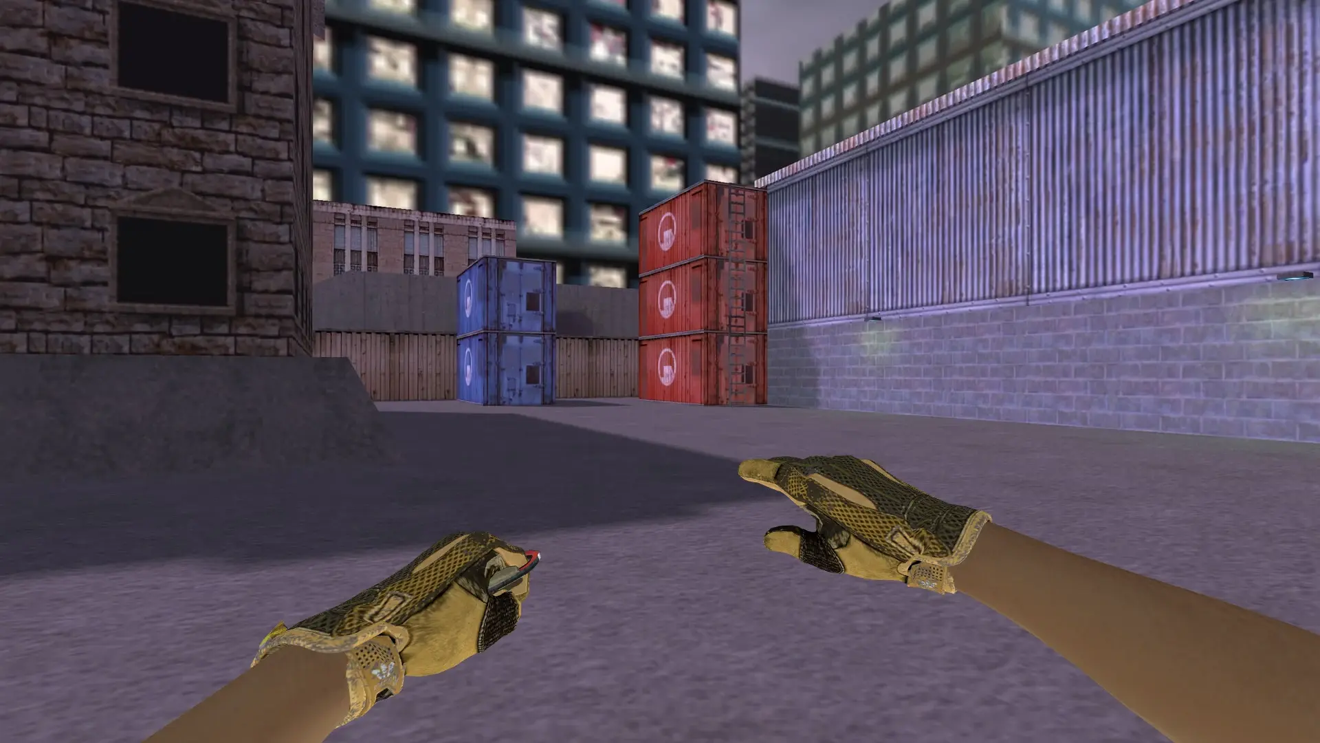 Talon Marble Fade — Sport Gloves Arid Pack — cs_assault (first person)