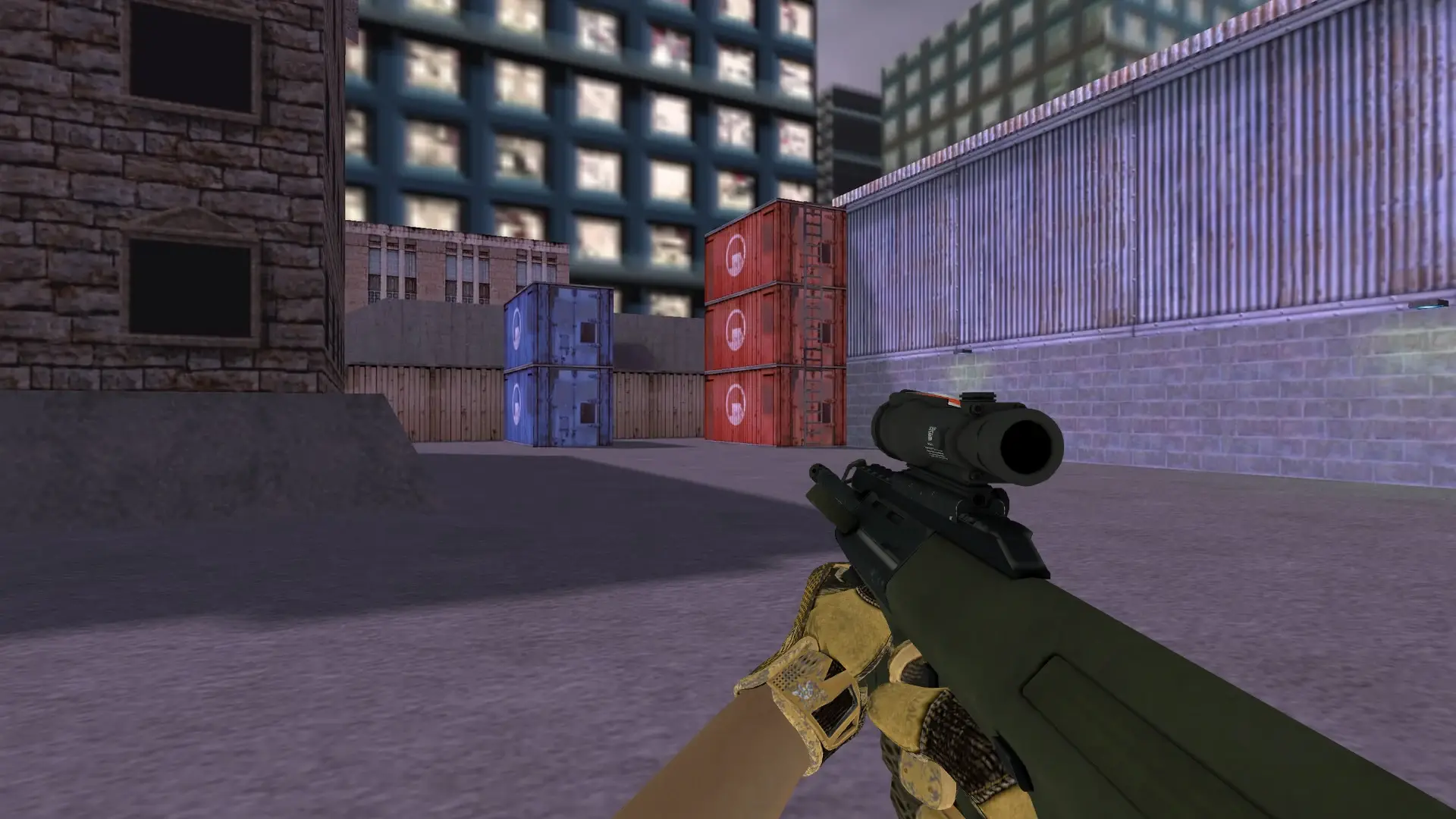 AUG — Sport Gloves Arid Pack — cs_assault (first person)