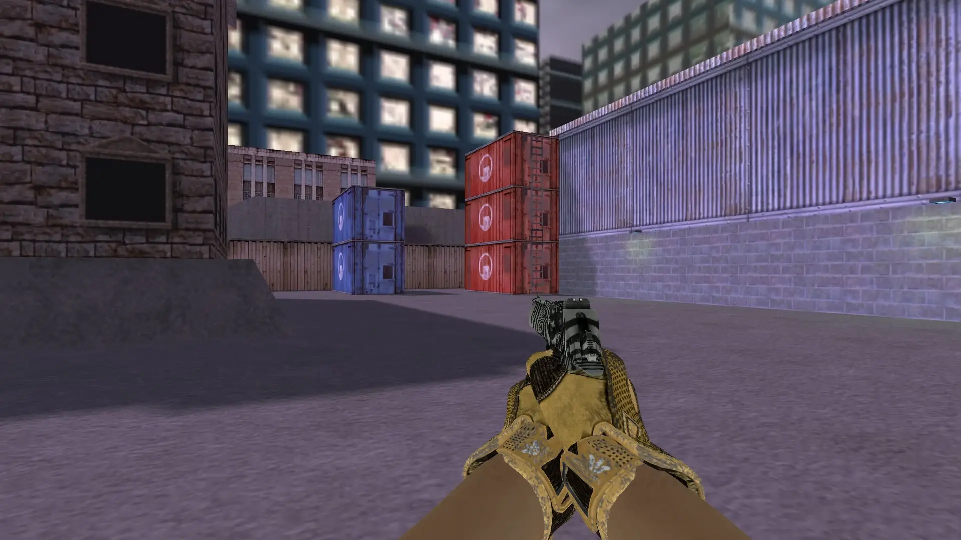 Desert Eagle — Sport Gloves Arid Pack — cs_assault (first person)
