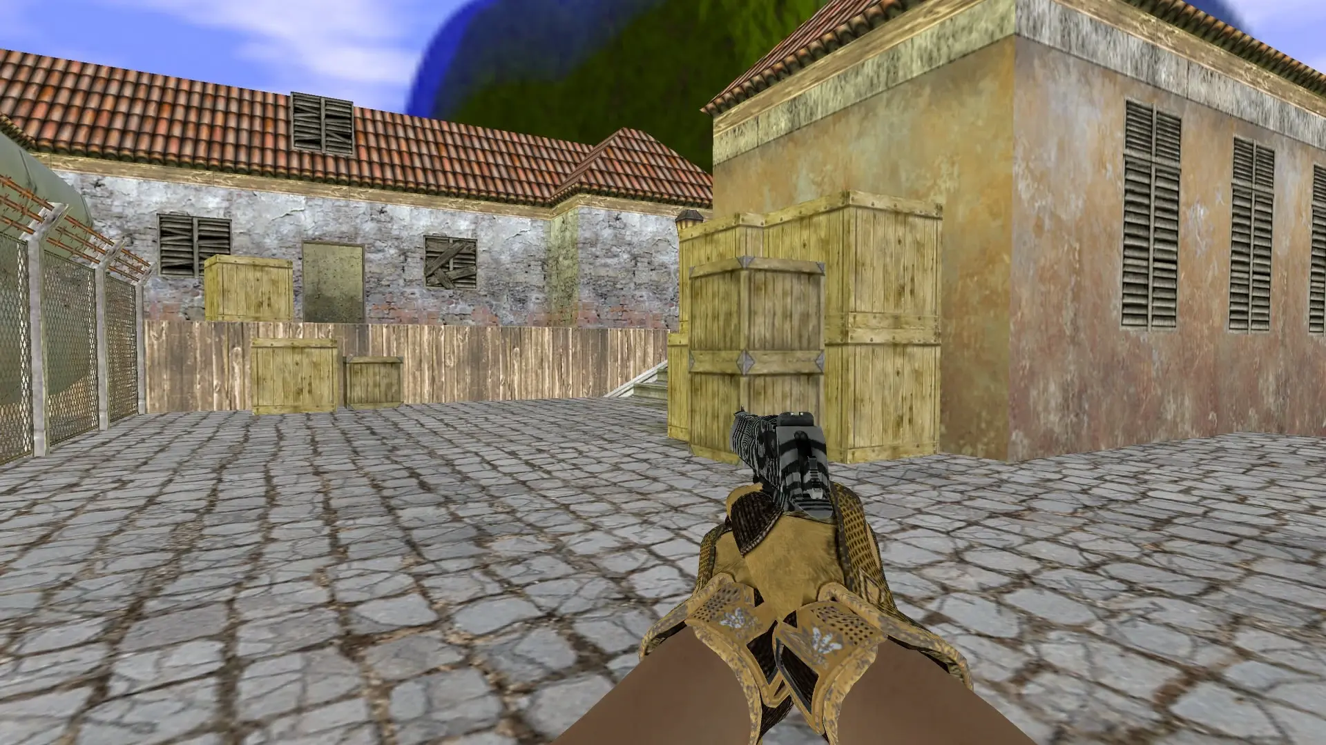 Desert Eagle — Sport Gloves Arid Pack — de_inferno (first person)
