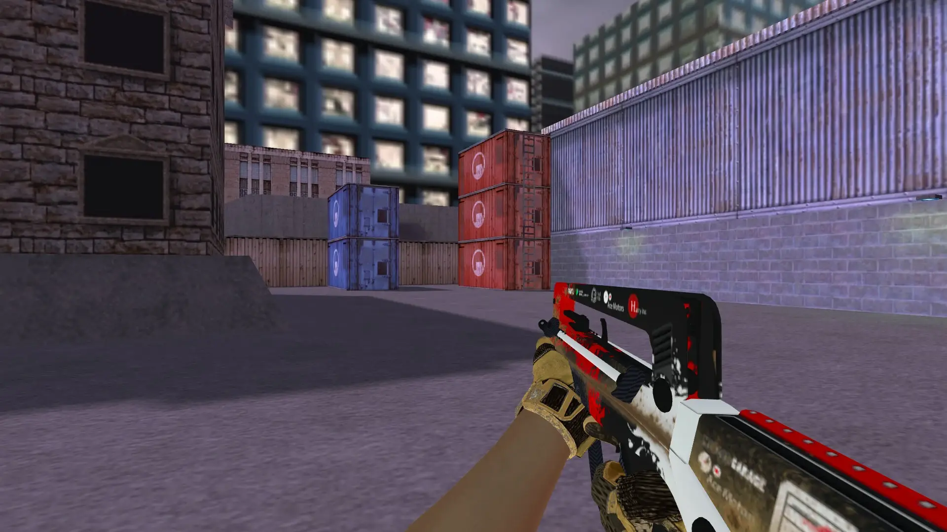 FAMAS — Sport Gloves Arid Pack — cs_assault (first person)