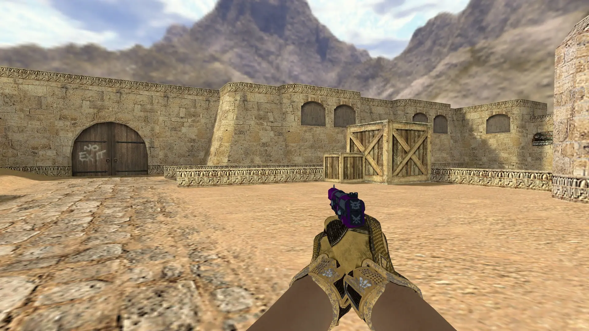 Five-SeveN — Sport Gloves Arid Pack — de_dust2 (first person)