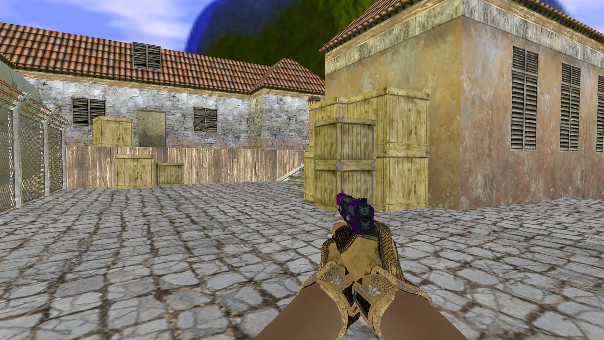 Five-SeveN — Sport Gloves Arid Pack — de_inferno (first person)