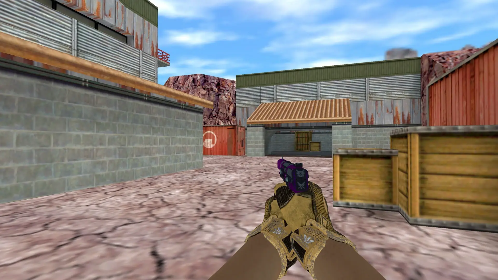 Five-SeveN — Sport Gloves Arid Pack — de_nuke (first person)