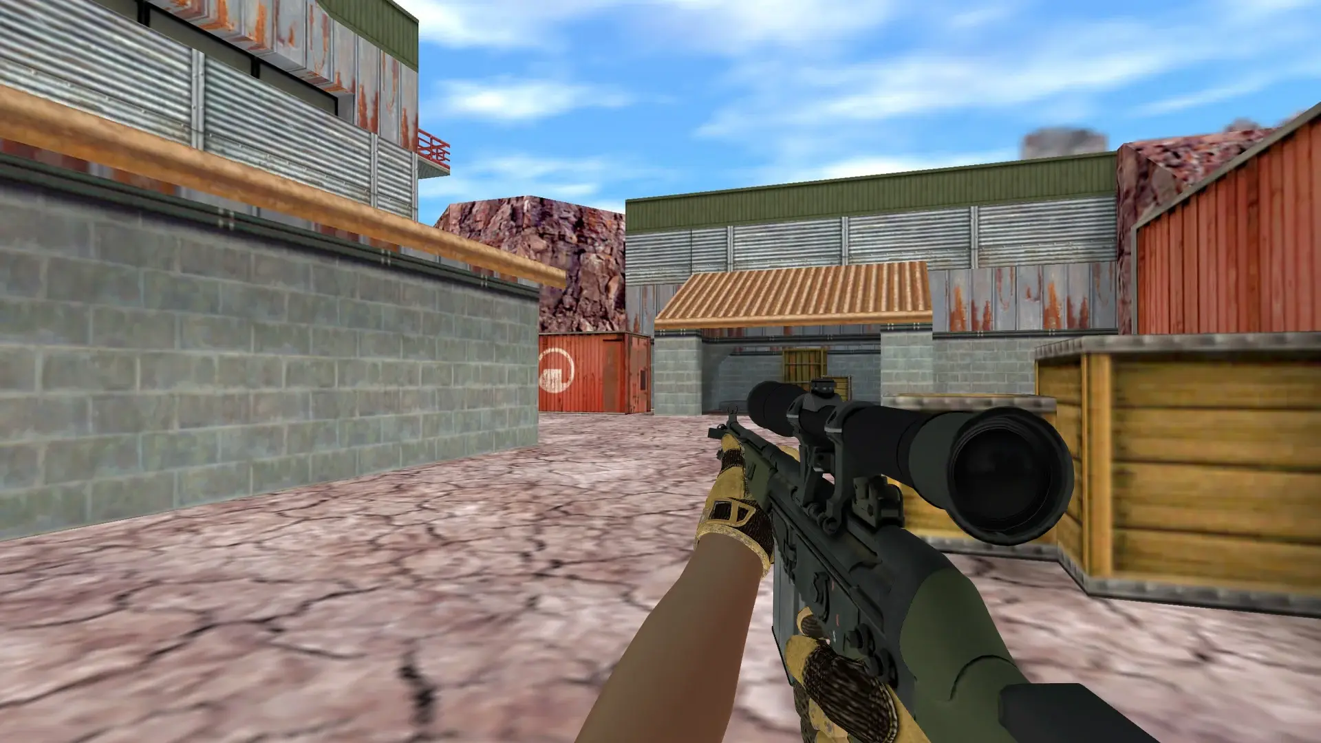 G3SG1 — Sport Gloves Arid Pack — de_nuke (first person)
