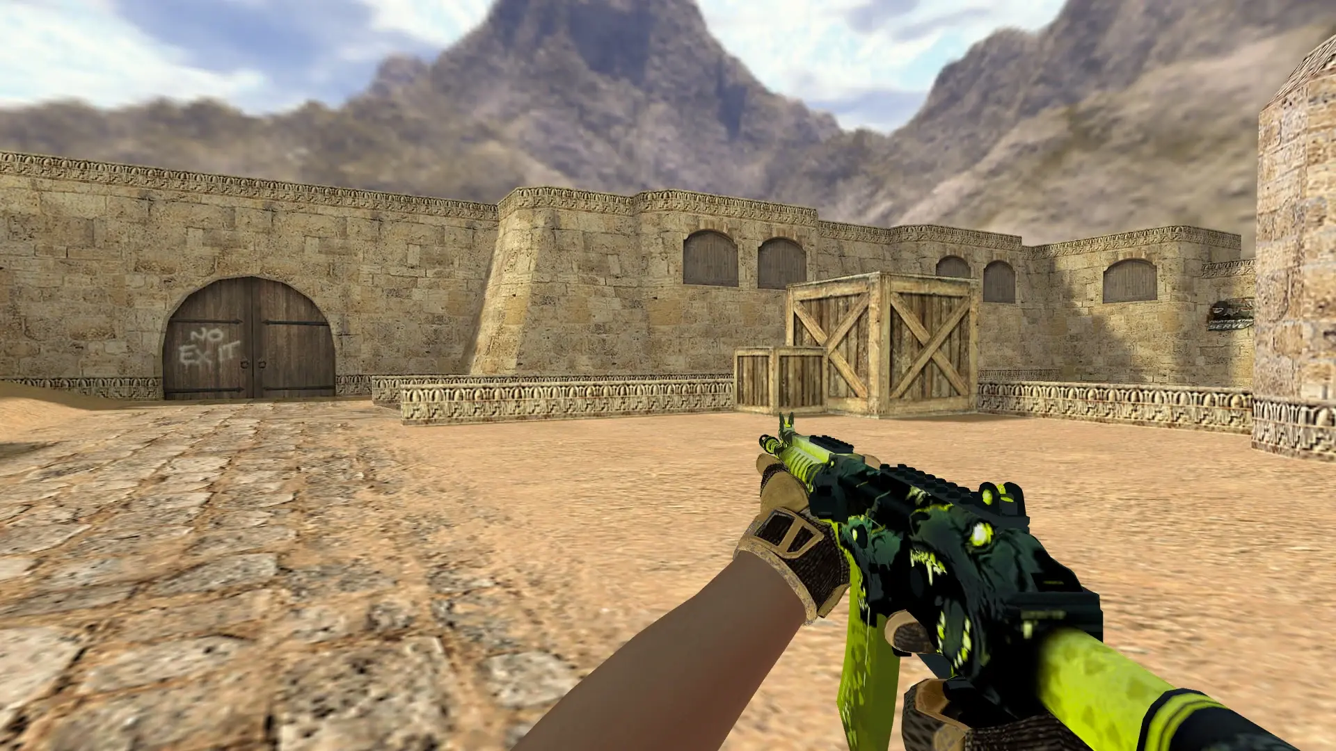 Galil AR — Sport Gloves Arid Pack — de_dust2 (first person)