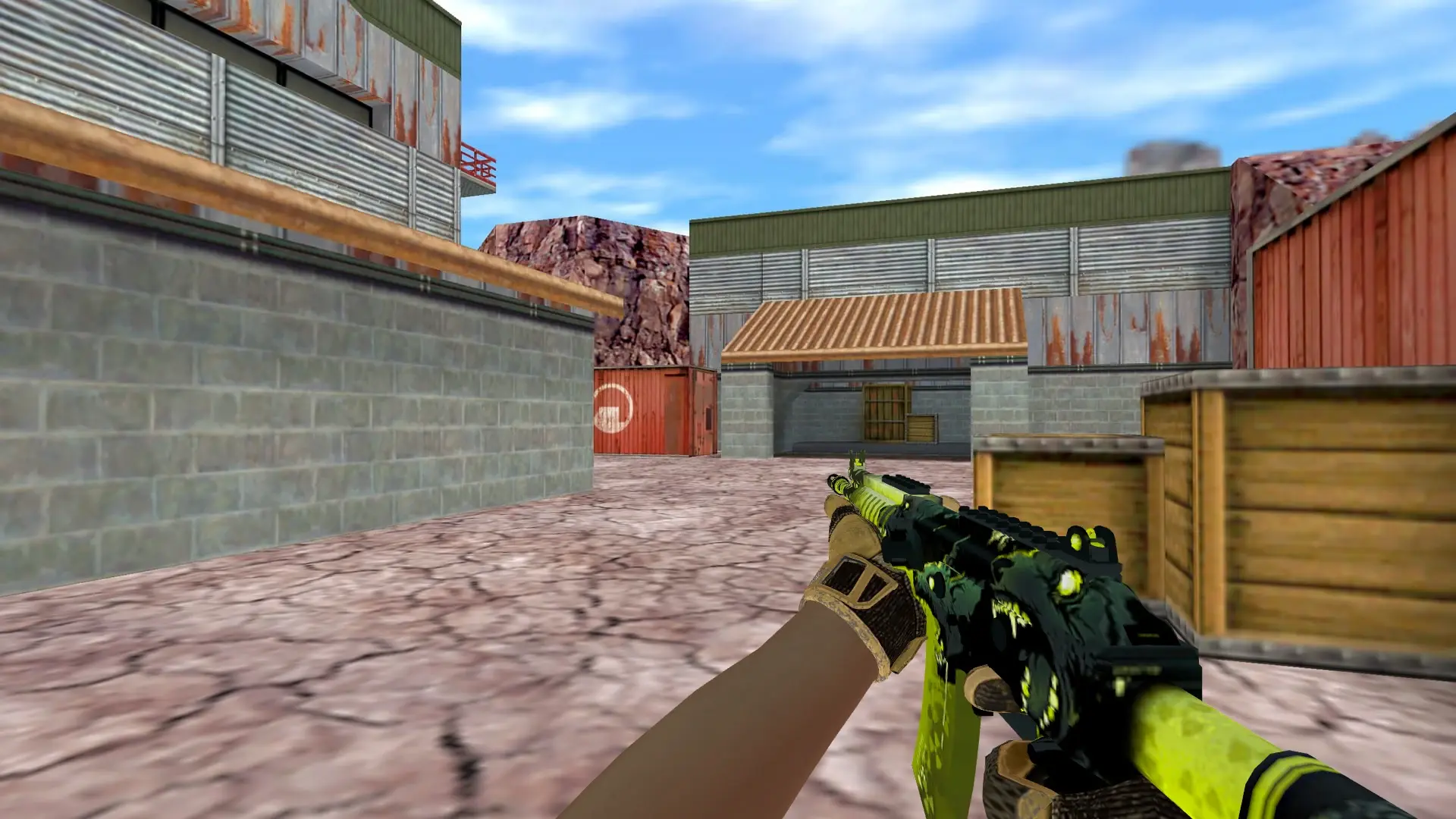 Galil AR — Sport Gloves Arid Pack — de_nuke (first person)