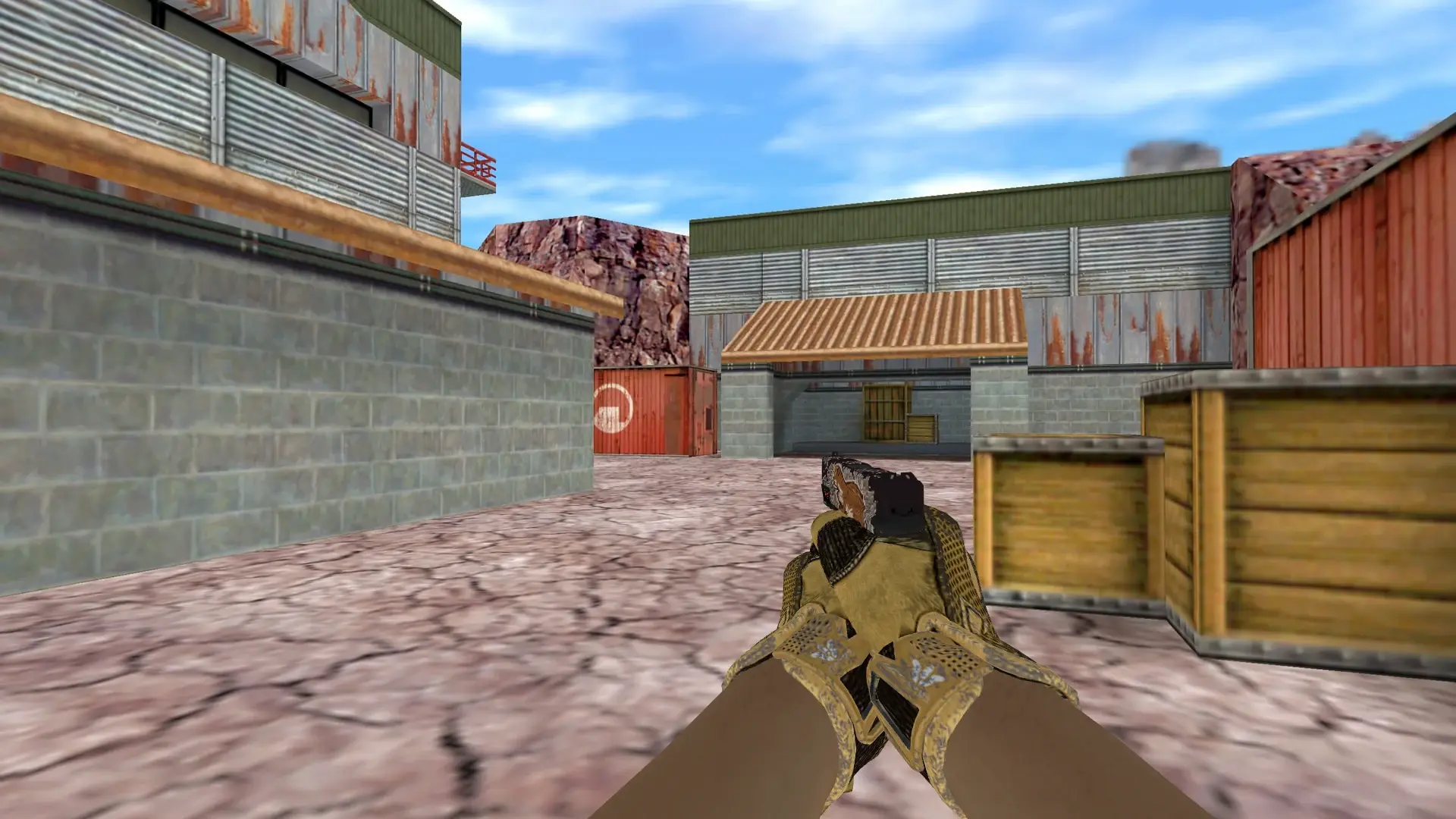 Glock-18 — Sport Gloves Arid Pack — de_nuke (first person)