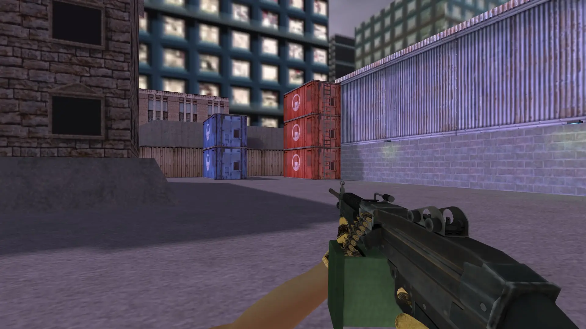 M249 — Sport Gloves Arid Pack — cs_assault (first person)