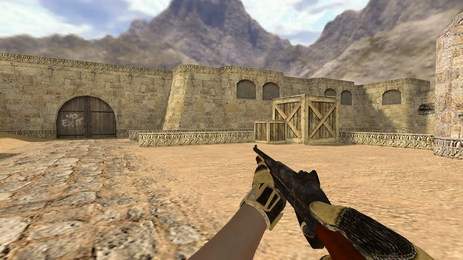 M3 — Sport Gloves Arid Pack — de_dust2 (first person)