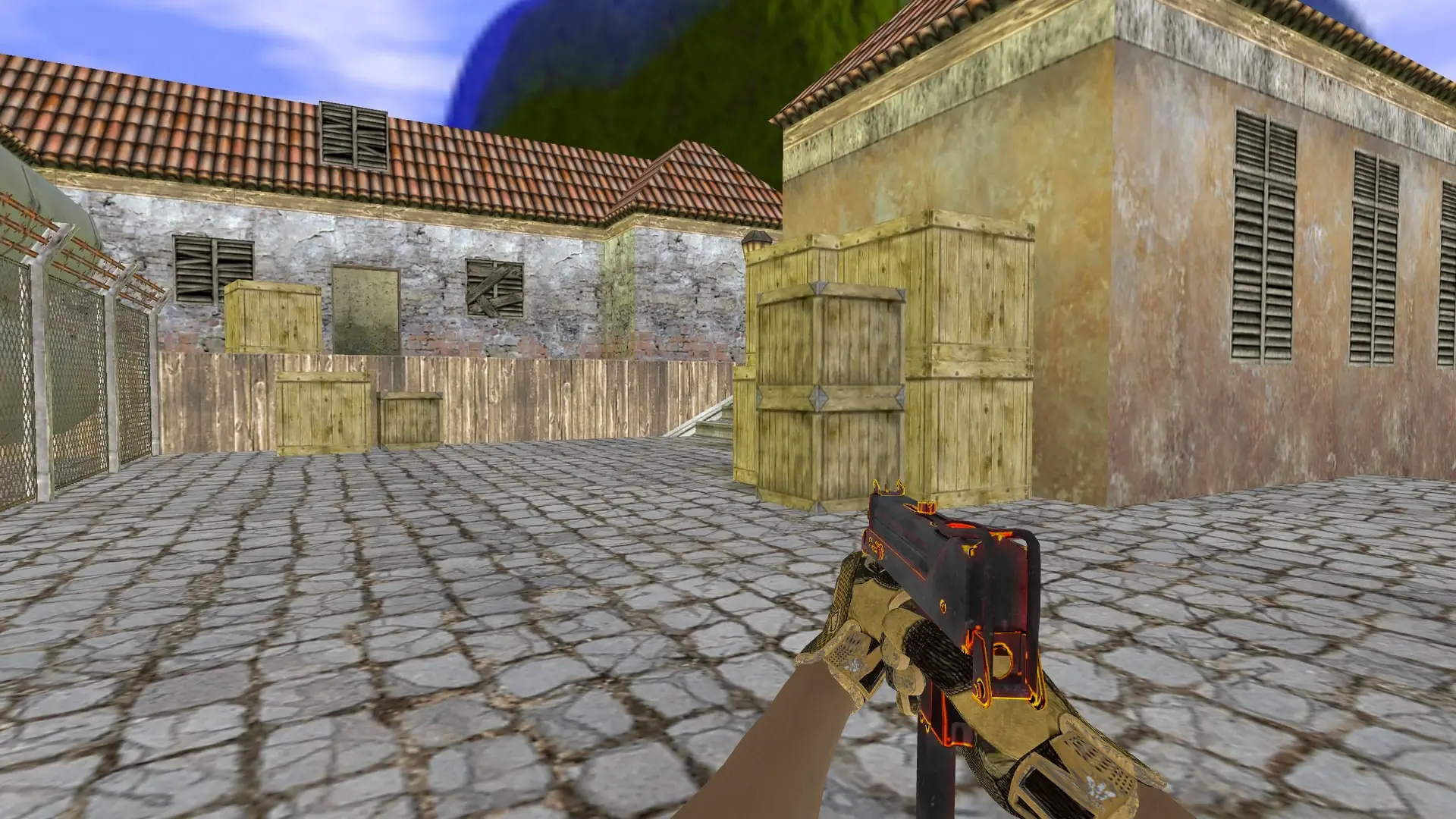 MAC-10 — Sport Gloves Arid Pack — de_inferno (first person)