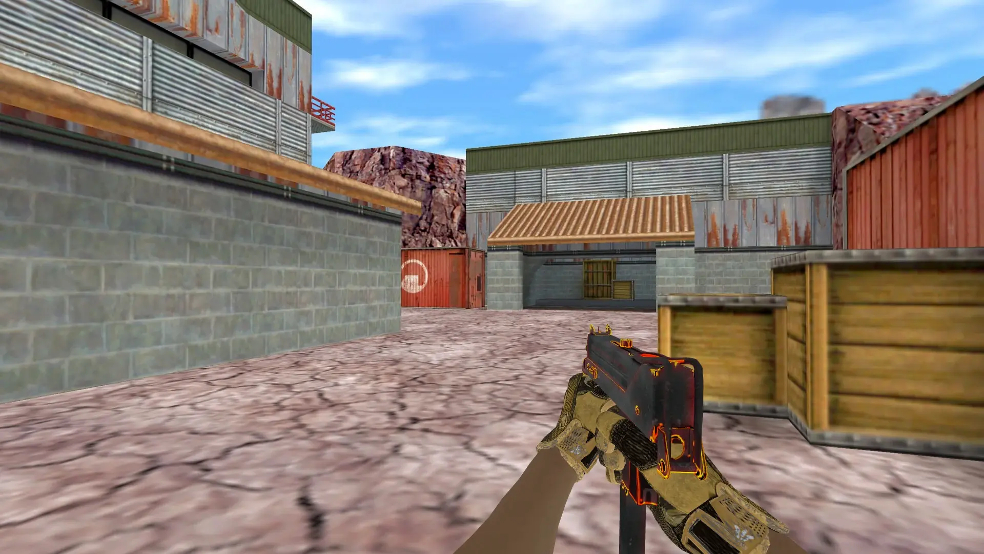 MAC-10 — Sport Gloves Arid Pack — de_nuke (first person)