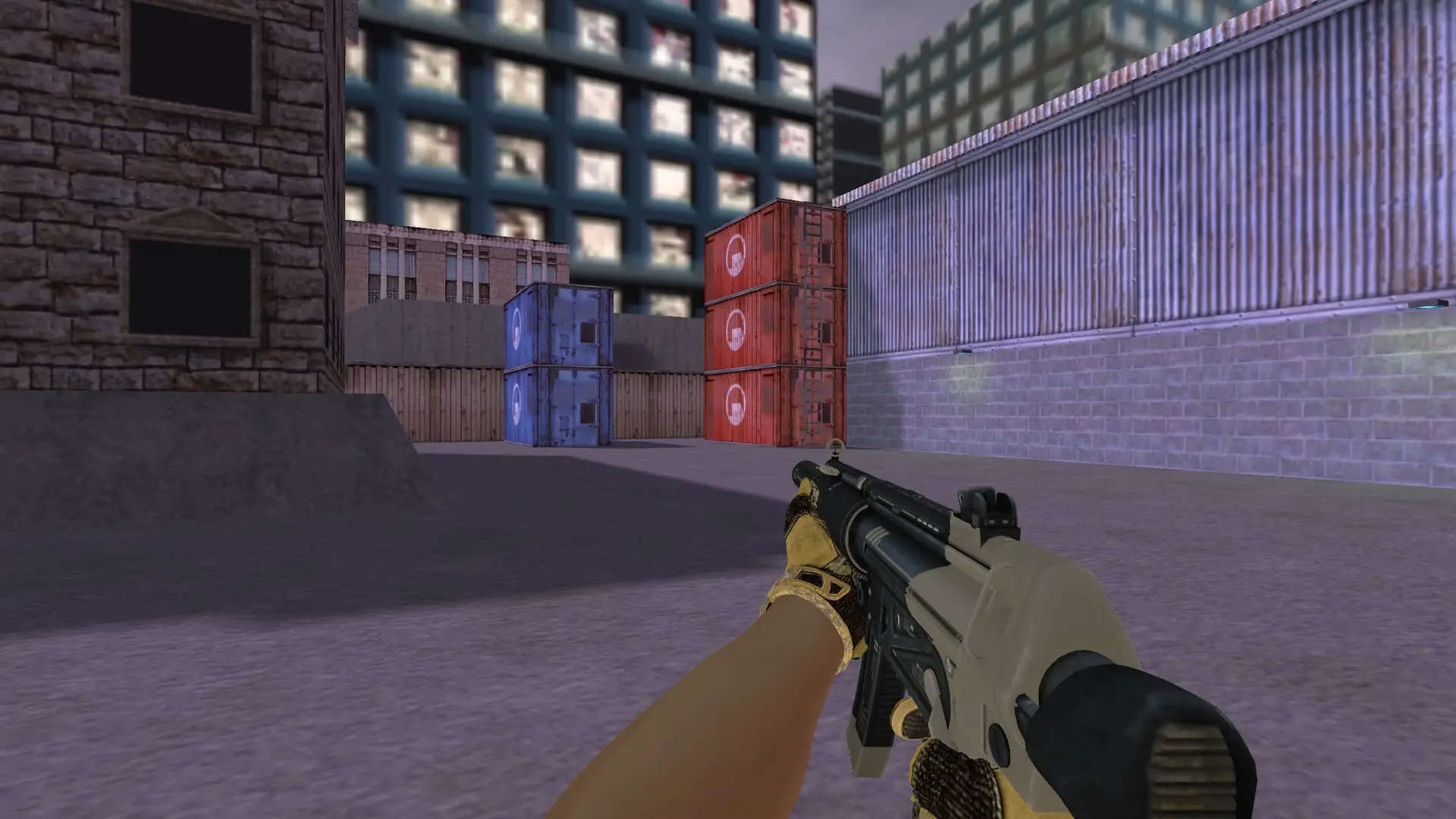 MP5 — Sport Gloves Arid Pack — cs_assault (first person)