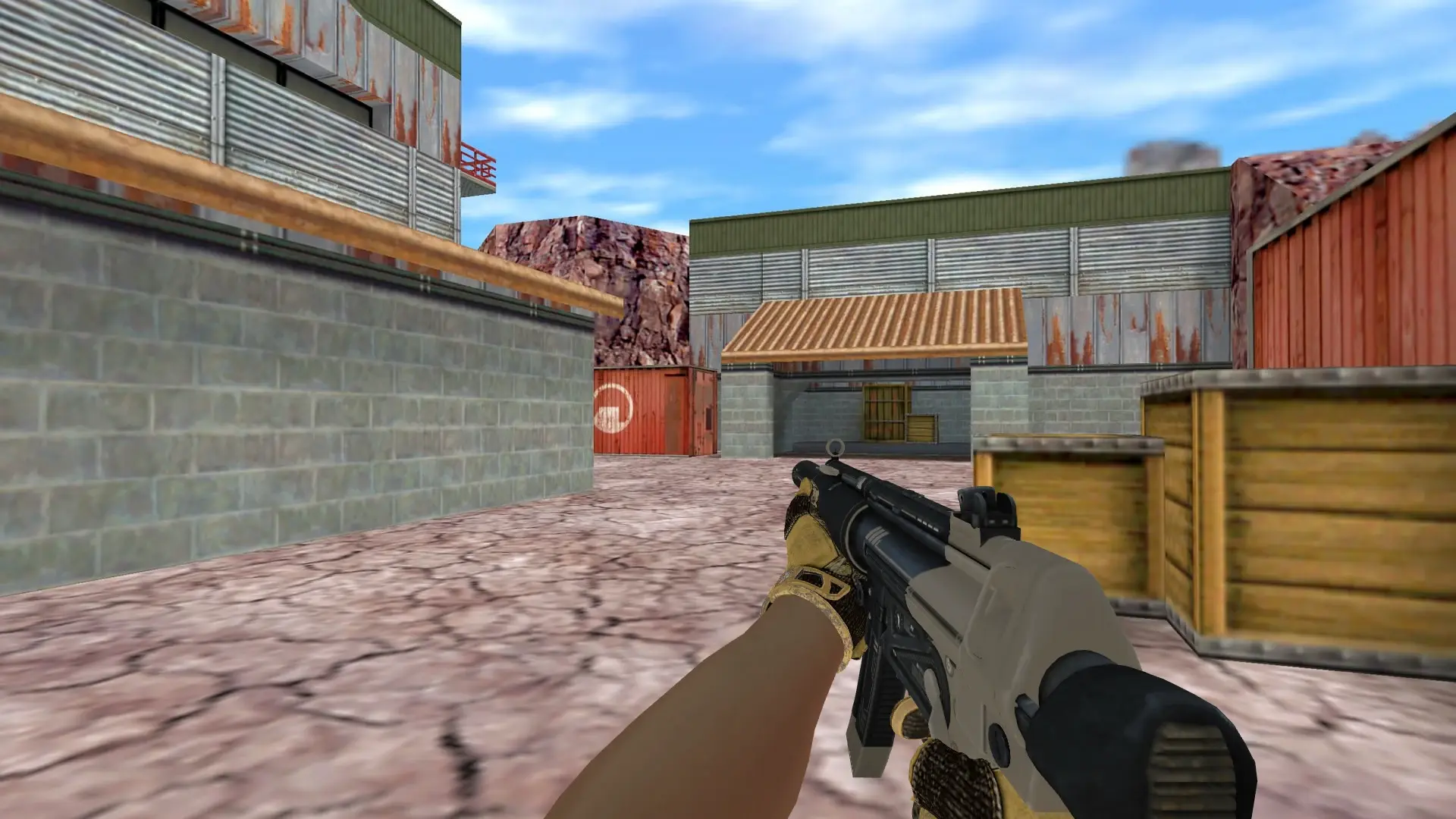 MP5 — Sport Gloves Arid Pack — de_nuke (first person)