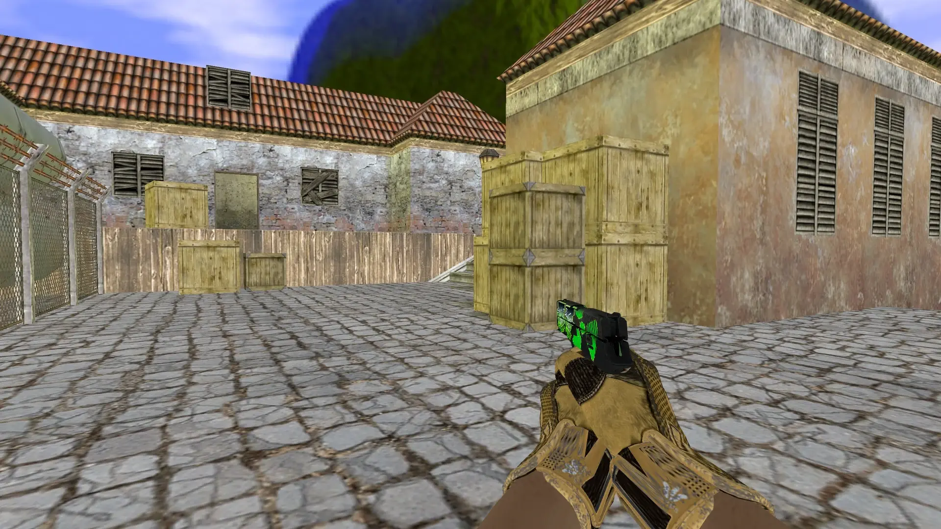 P228 — Sport Gloves Arid Pack — de_inferno (first person)