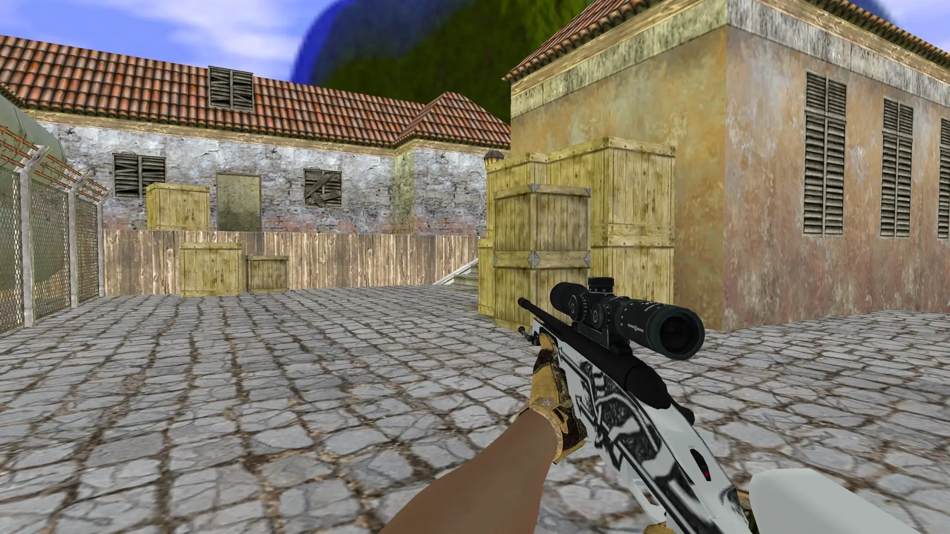 Scout — Sport Gloves Arid Pack — de_inferno (first person)