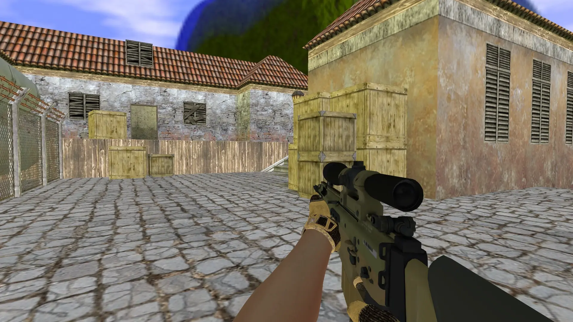 SG550 — Sport Gloves Arid Pack — de_inferno (first person)
