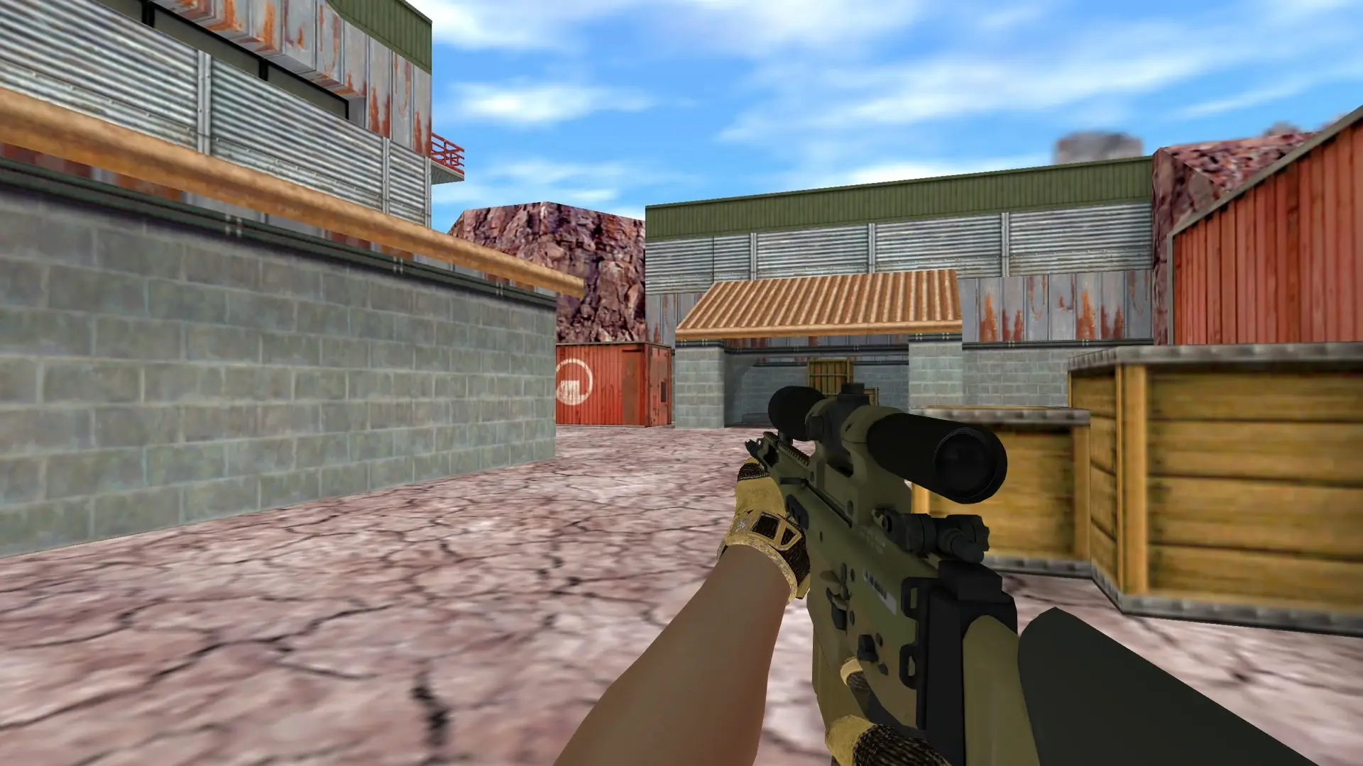 SG550 — Sport Gloves Arid Pack — de_nuke (first person)
