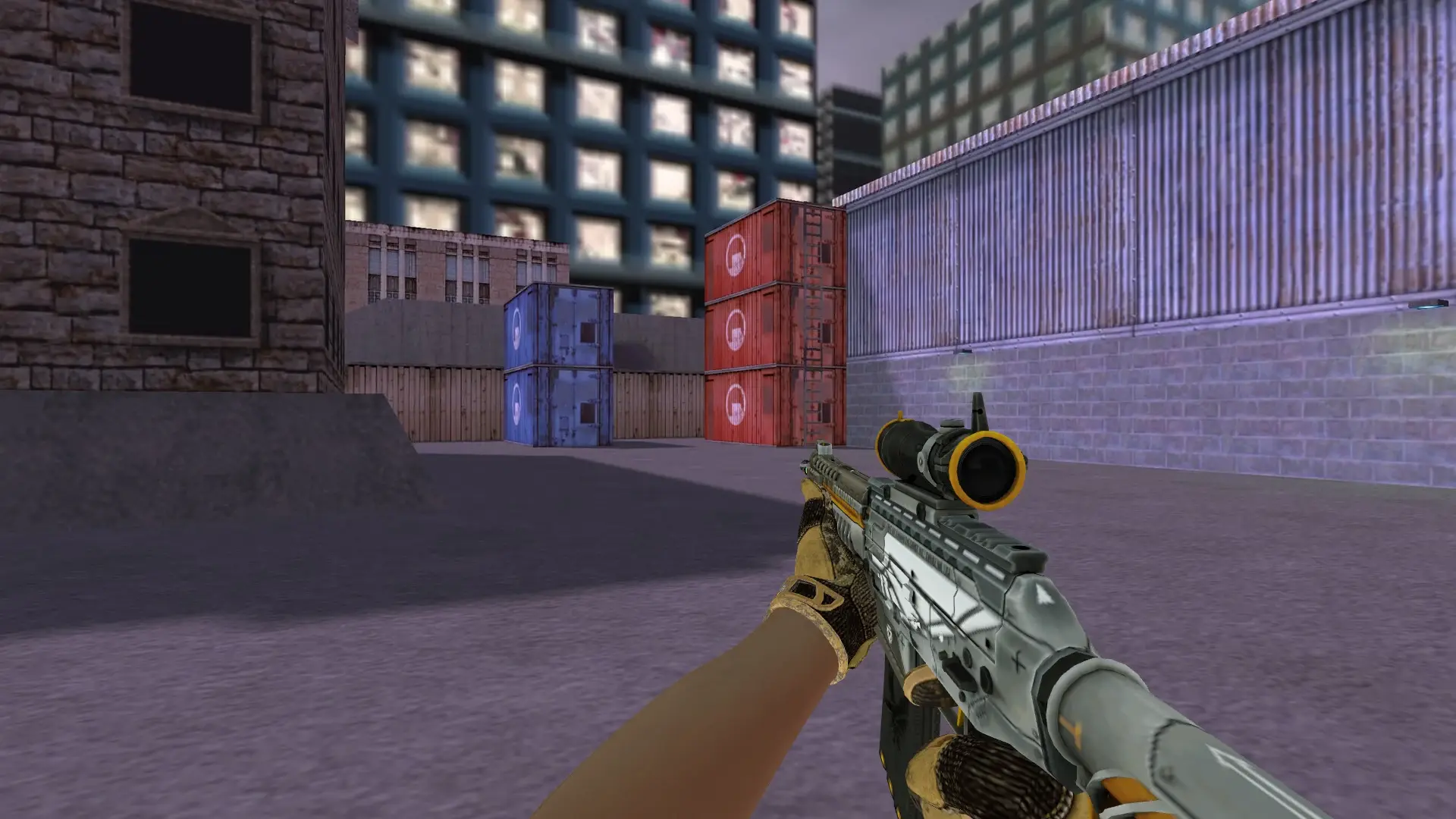 SG552 — Sport Gloves Arid Pack — cs_assault (first person)