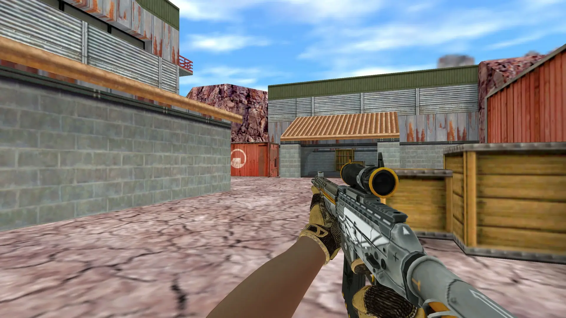 SG552 — Sport Gloves Arid Pack — de_nuke (first person)