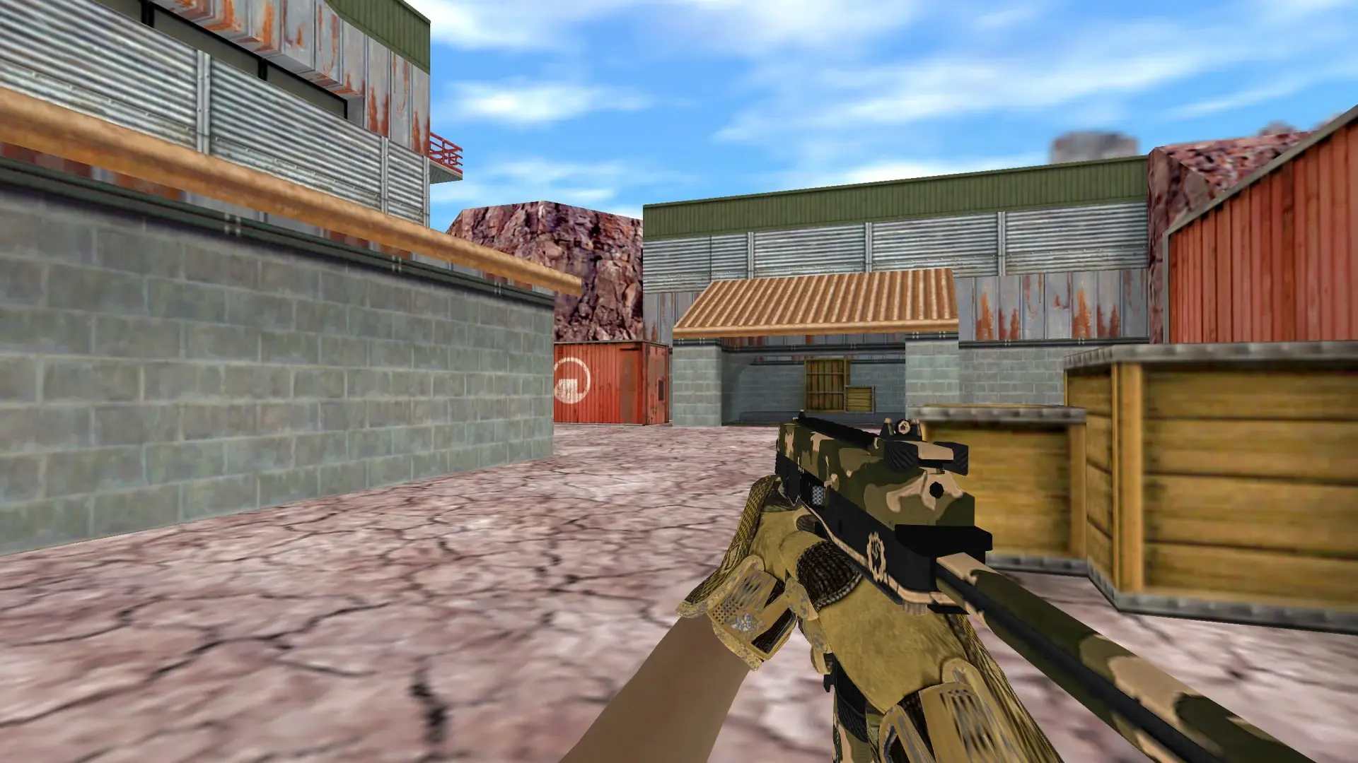 TMP — Sport Gloves Arid Pack — de_nuke (first person)