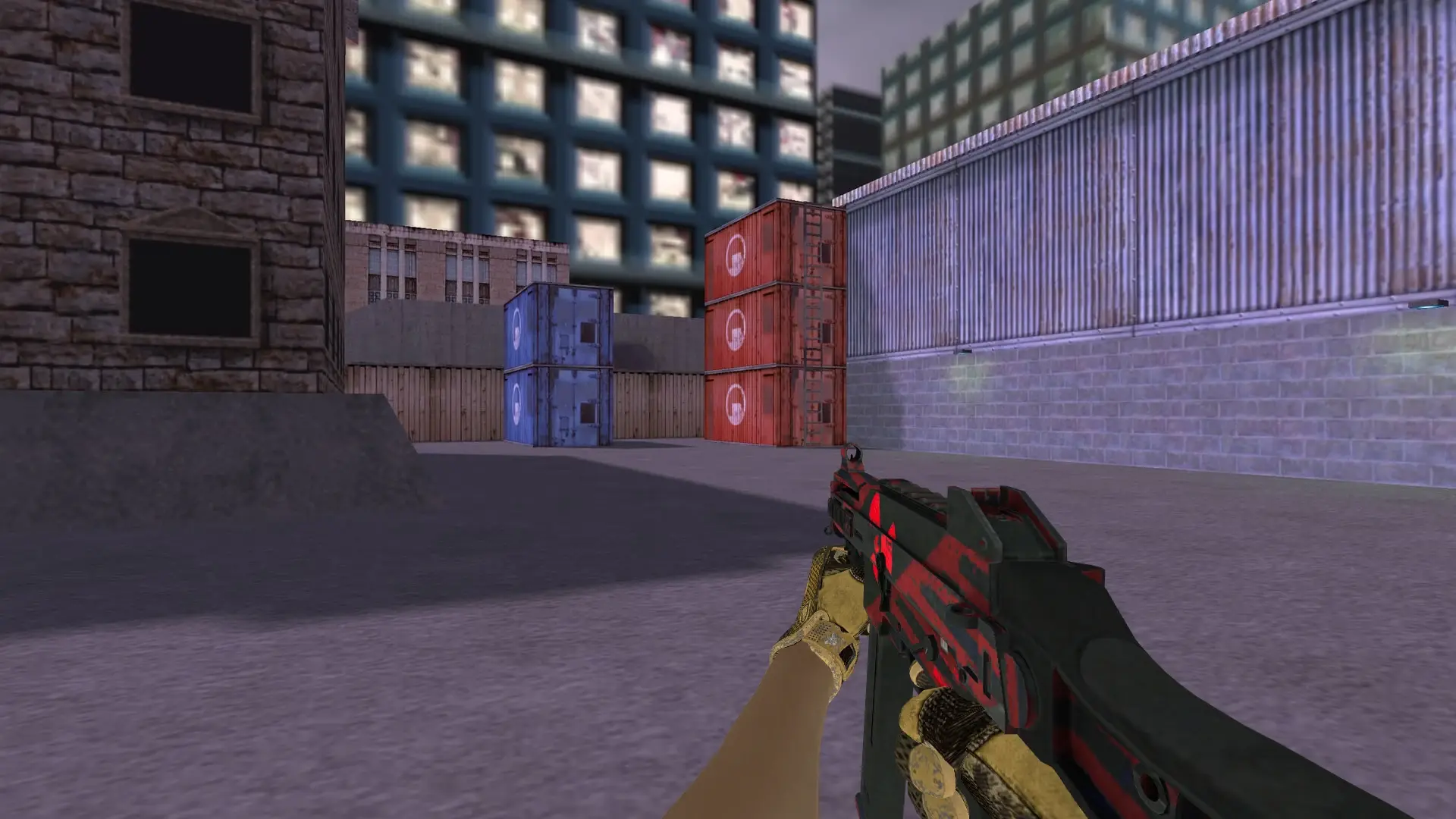UMP-45 — Sport Gloves Arid Pack — cs_assault (first person)