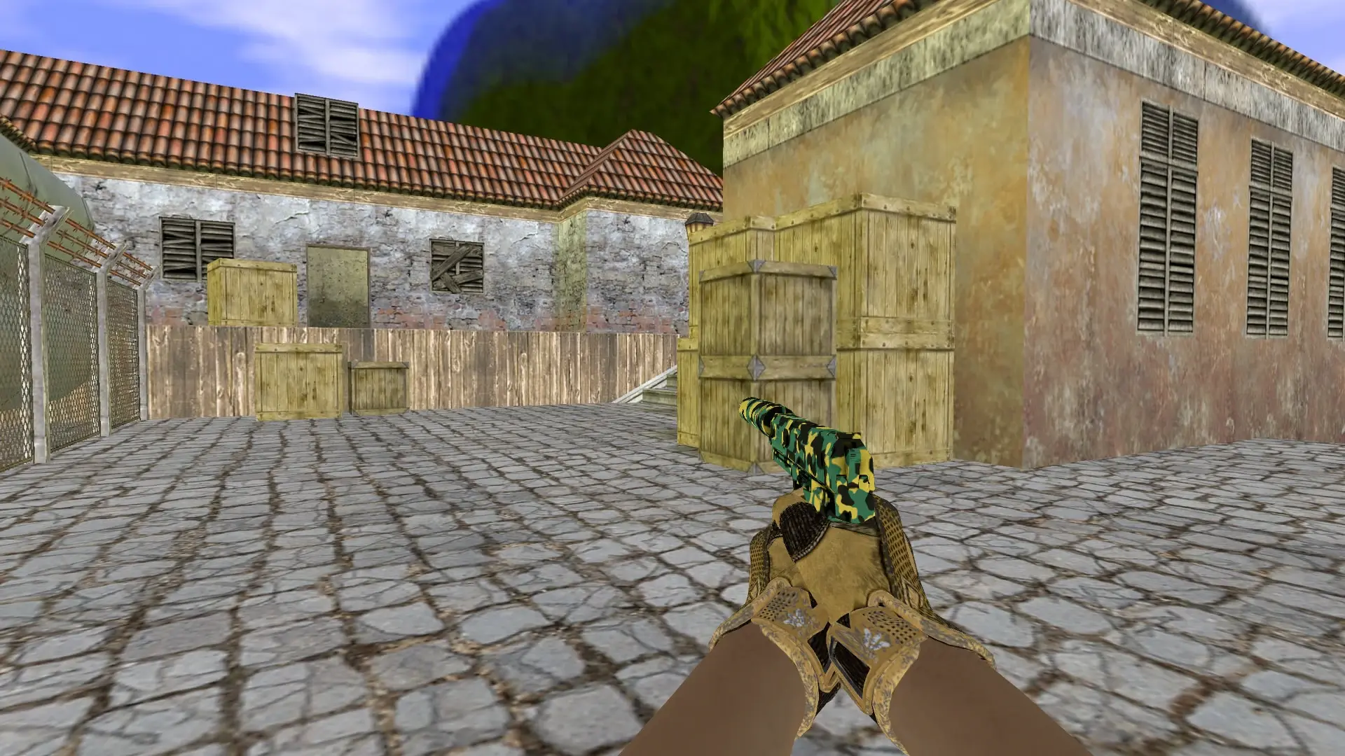 USP — Sport Gloves Arid Pack — de_inferno (first person)