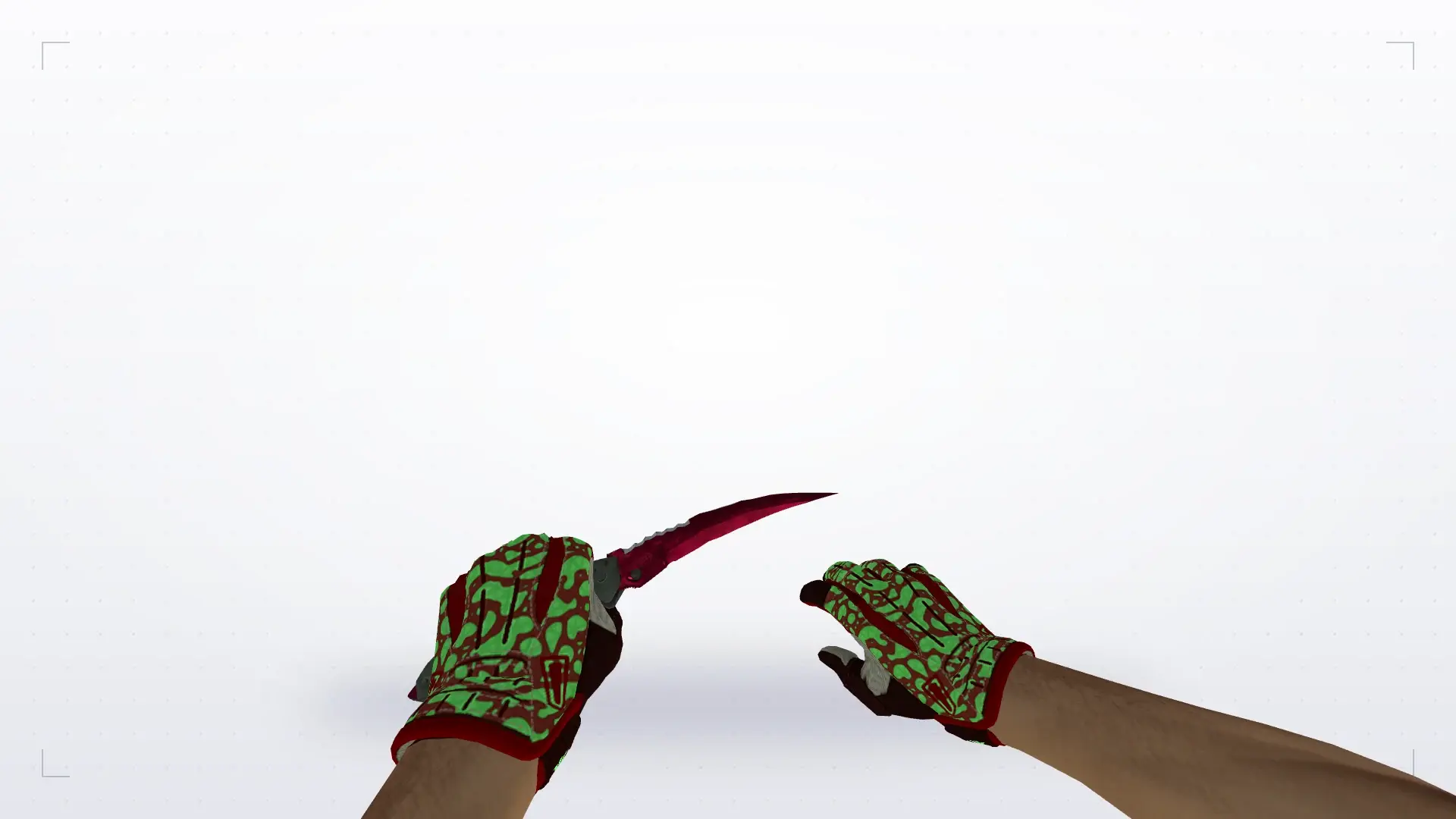 Flip Doppler (Ruby) — Sport Gloves Bronze Morph Pack — first person