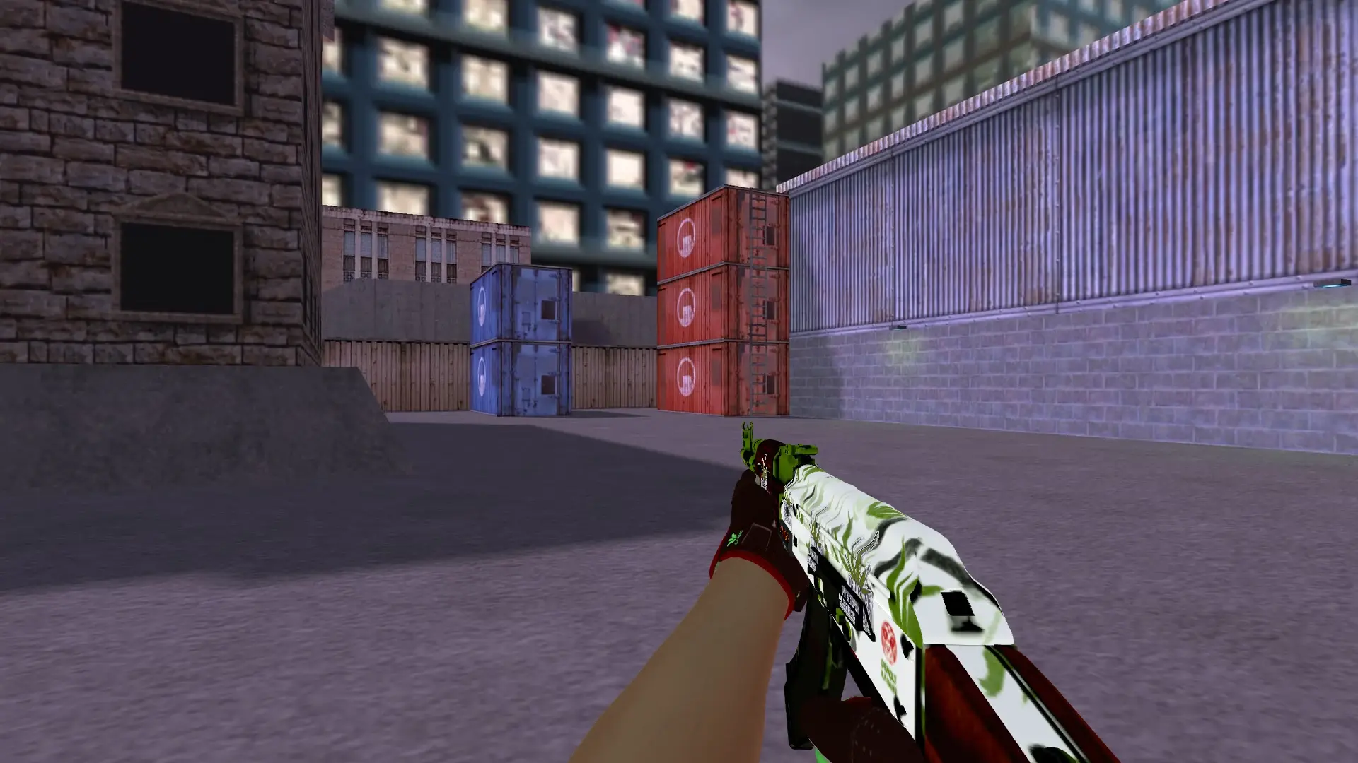 AK-47 — Sport Gloves Bronze Morph Pack — cs_assault (first person)
