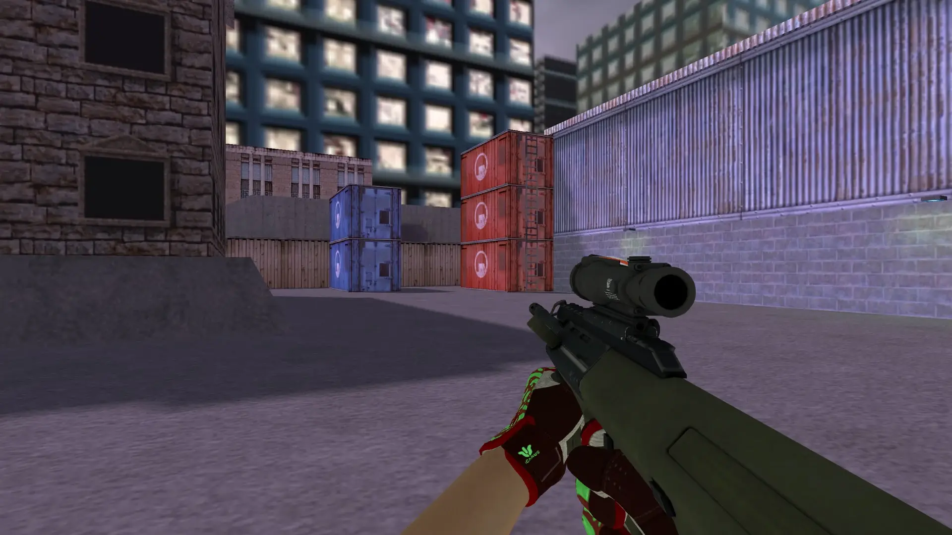 AUG — Sport Gloves Bronze Morph Pack — cs_assault (first person)