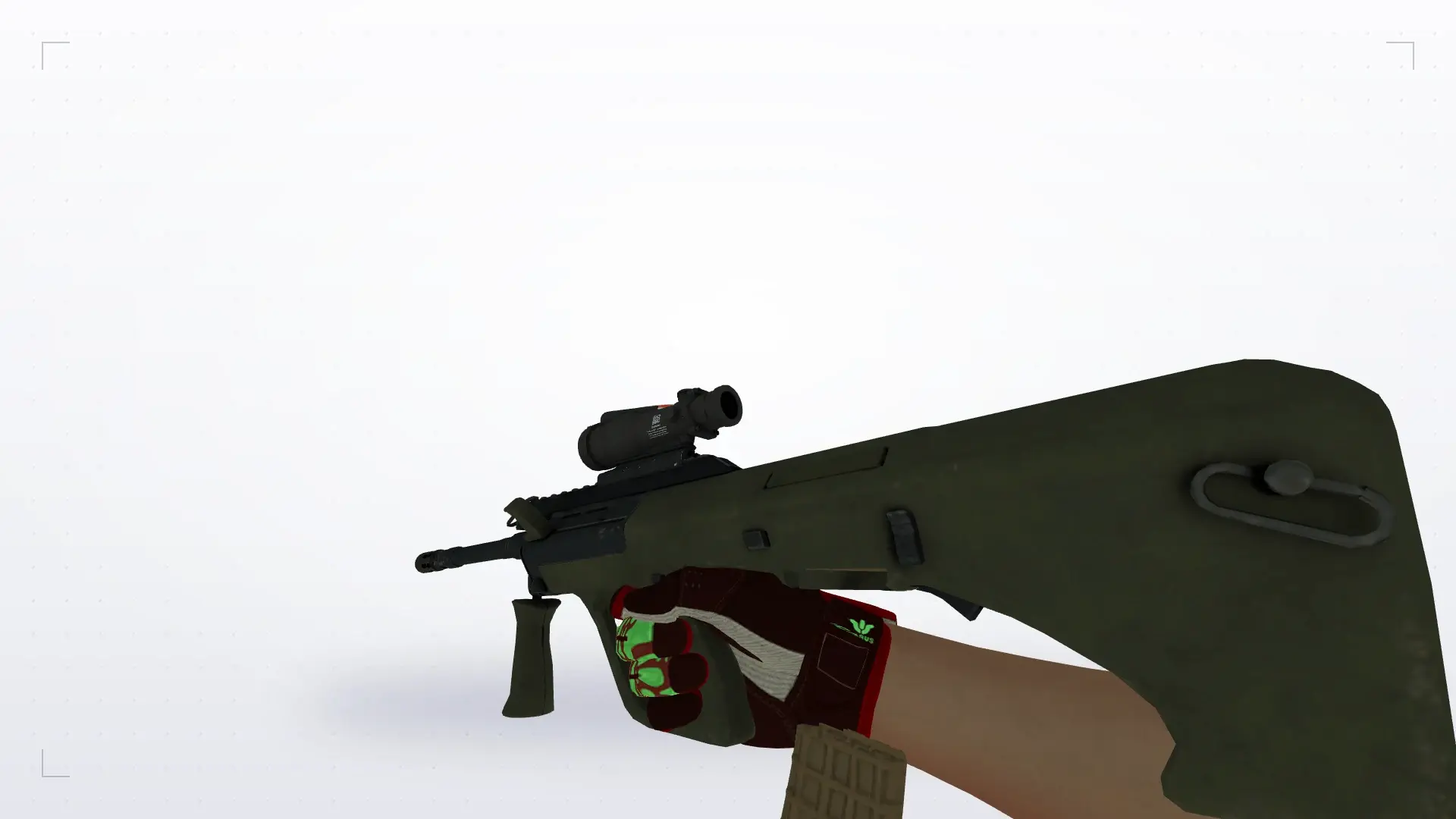 AUG — Sport Gloves Bronze Morph Pack — first person