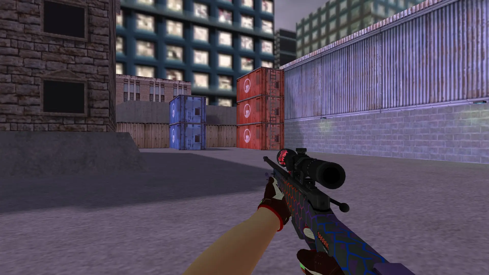 AWP — Sport Gloves Bronze Morph Pack — cs_assault (first person)