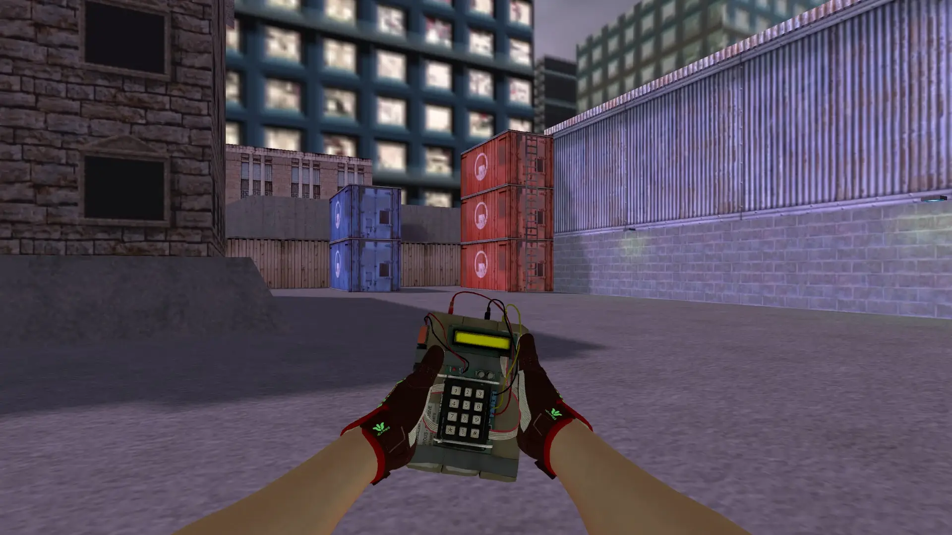 C4 — Sport Gloves Bronze Morph Pack — cs_assault (first person)