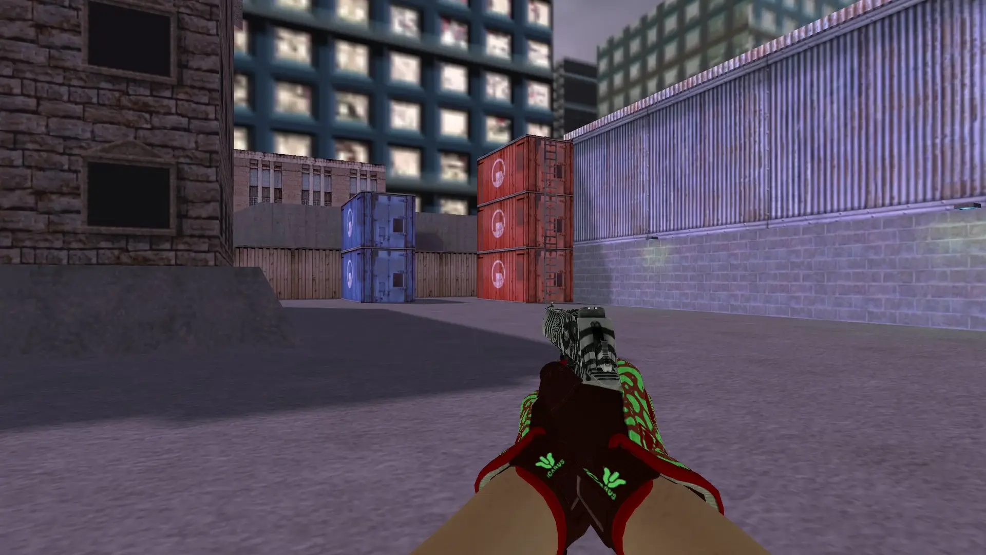 Desert Eagle — Sport Gloves Bronze Morph Pack — cs_assault (first person)