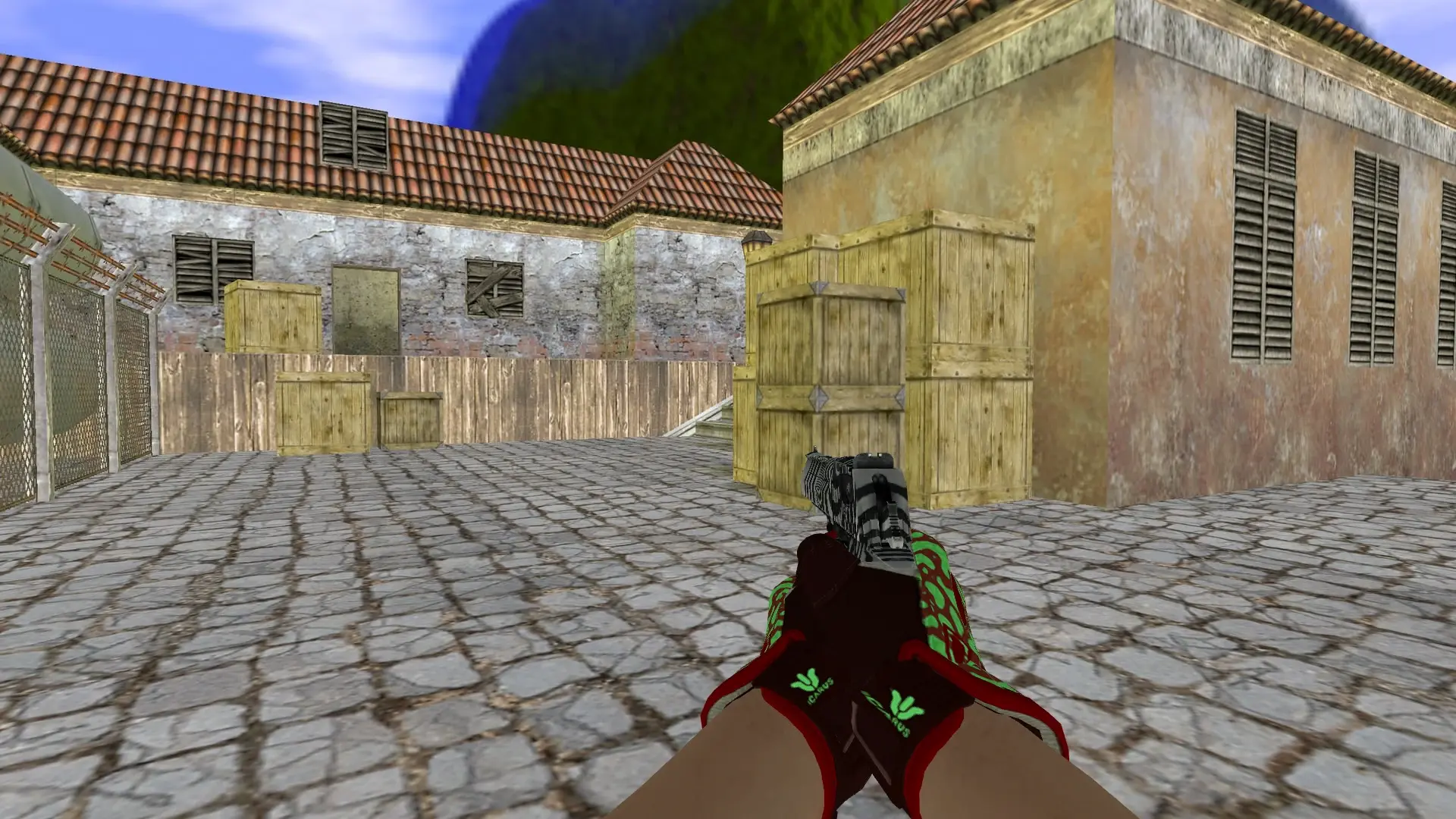 Desert Eagle — Sport Gloves Bronze Morph Pack — de_inferno (first person)