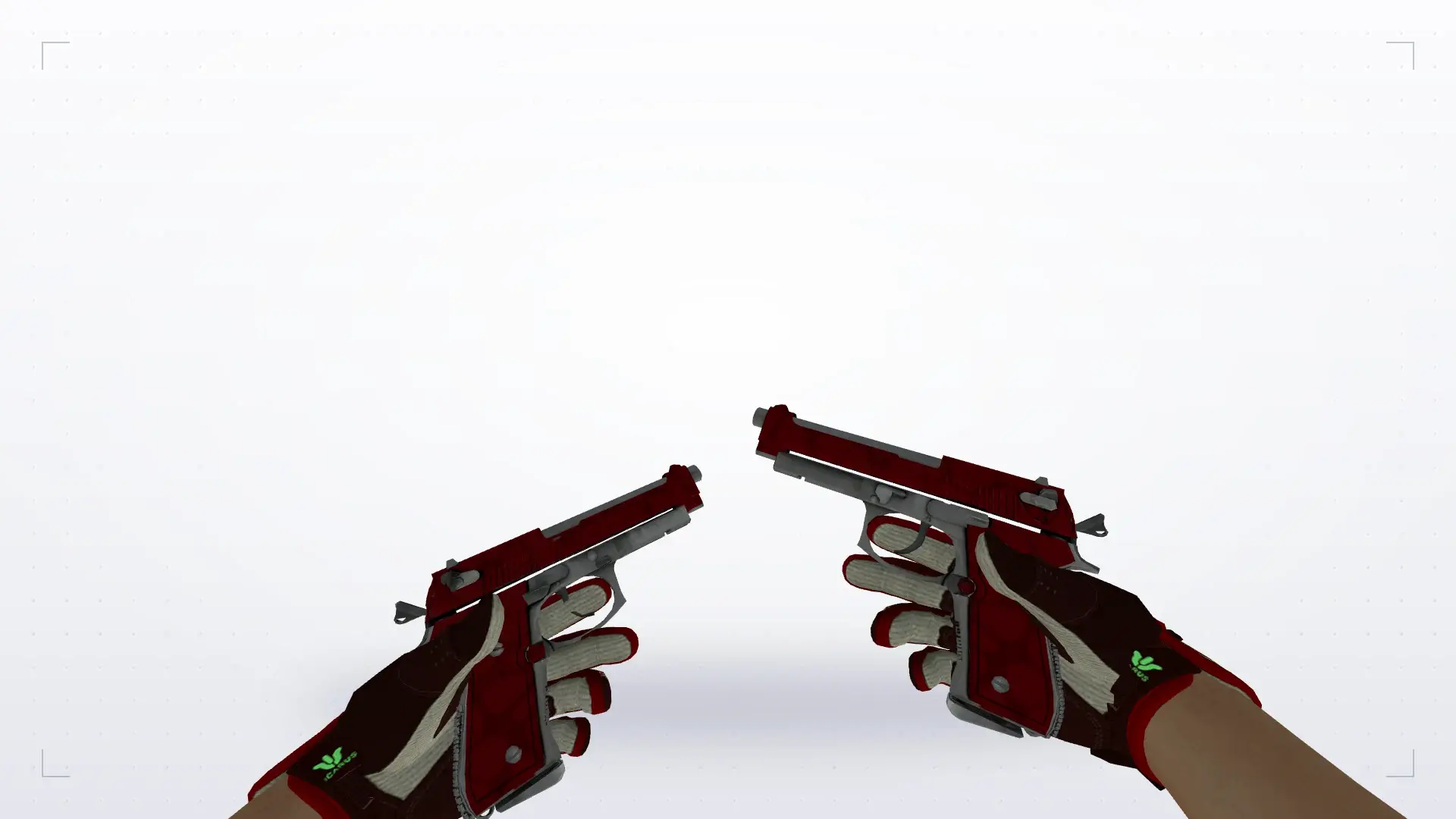 Dual Berettas — Sport Gloves Bronze Morph Pack — first person