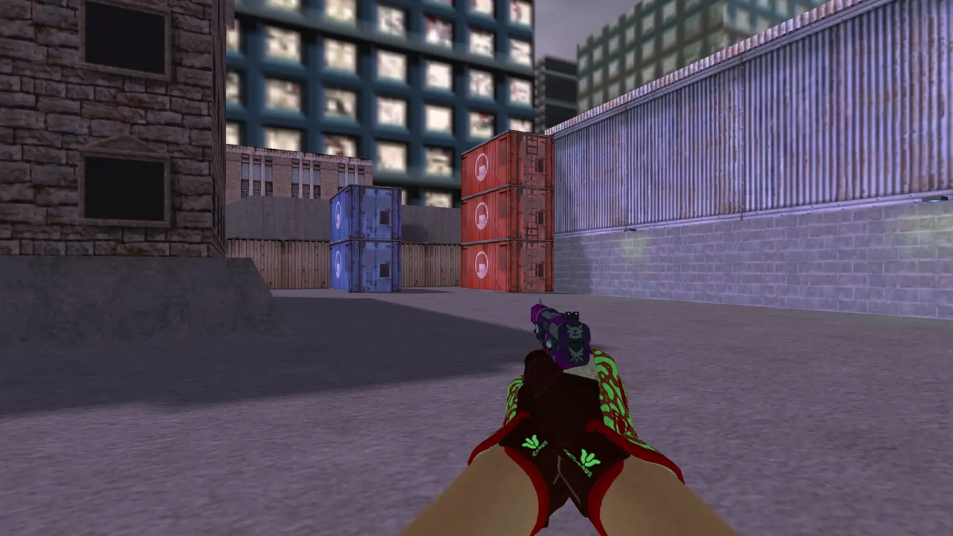 Five-SeveN — Sport Gloves Bronze Morph Pack — cs_assault (first person)