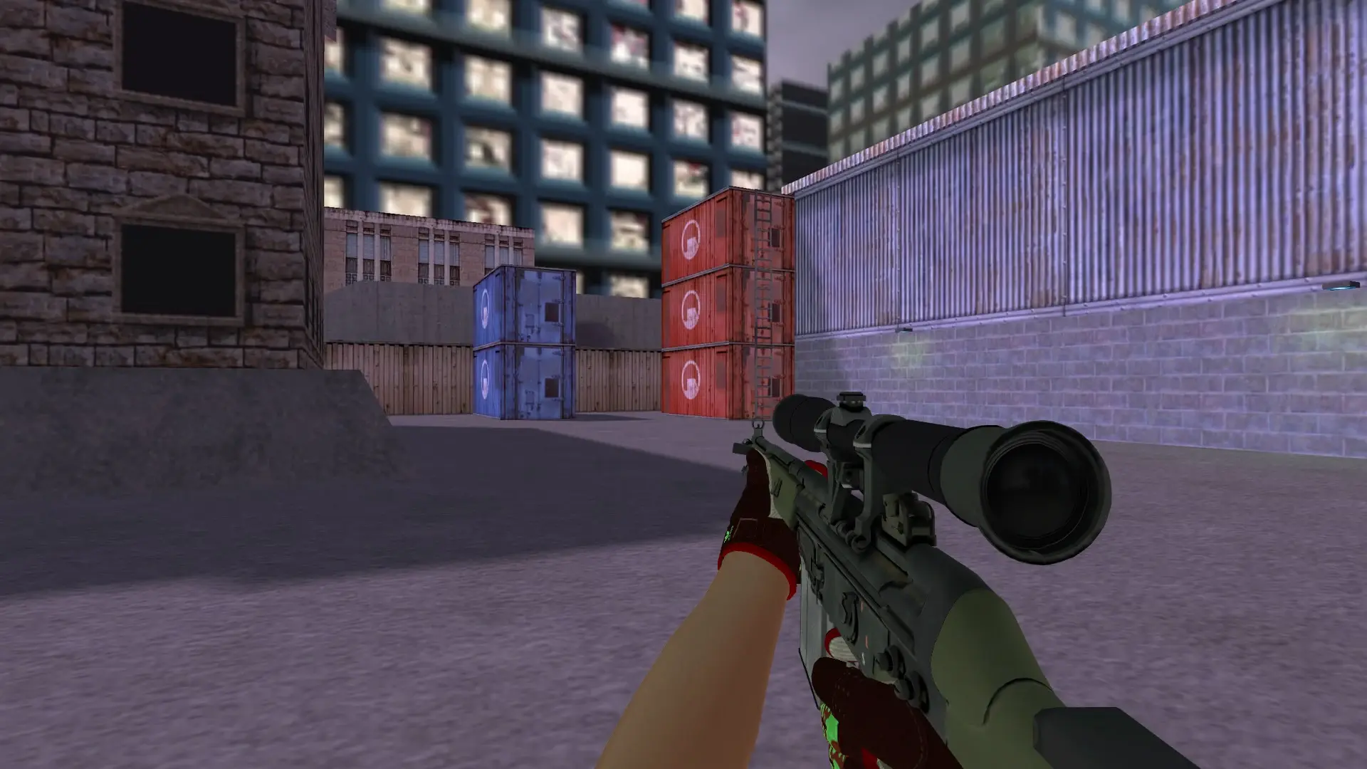 G3SG1 — Sport Gloves Bronze Morph Pack — cs_assault (first person)