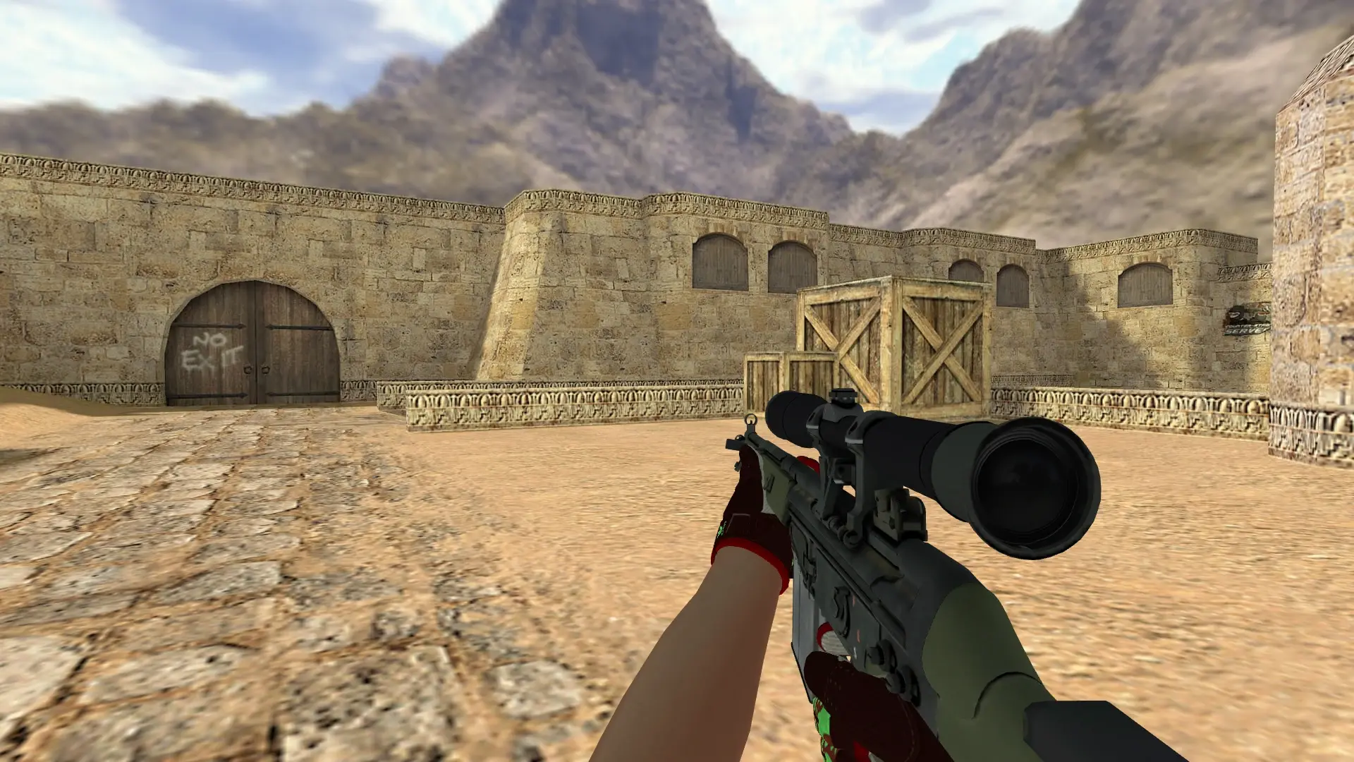 G3SG1 — Sport Gloves Bronze Morph Pack — de_dust2 (first person)