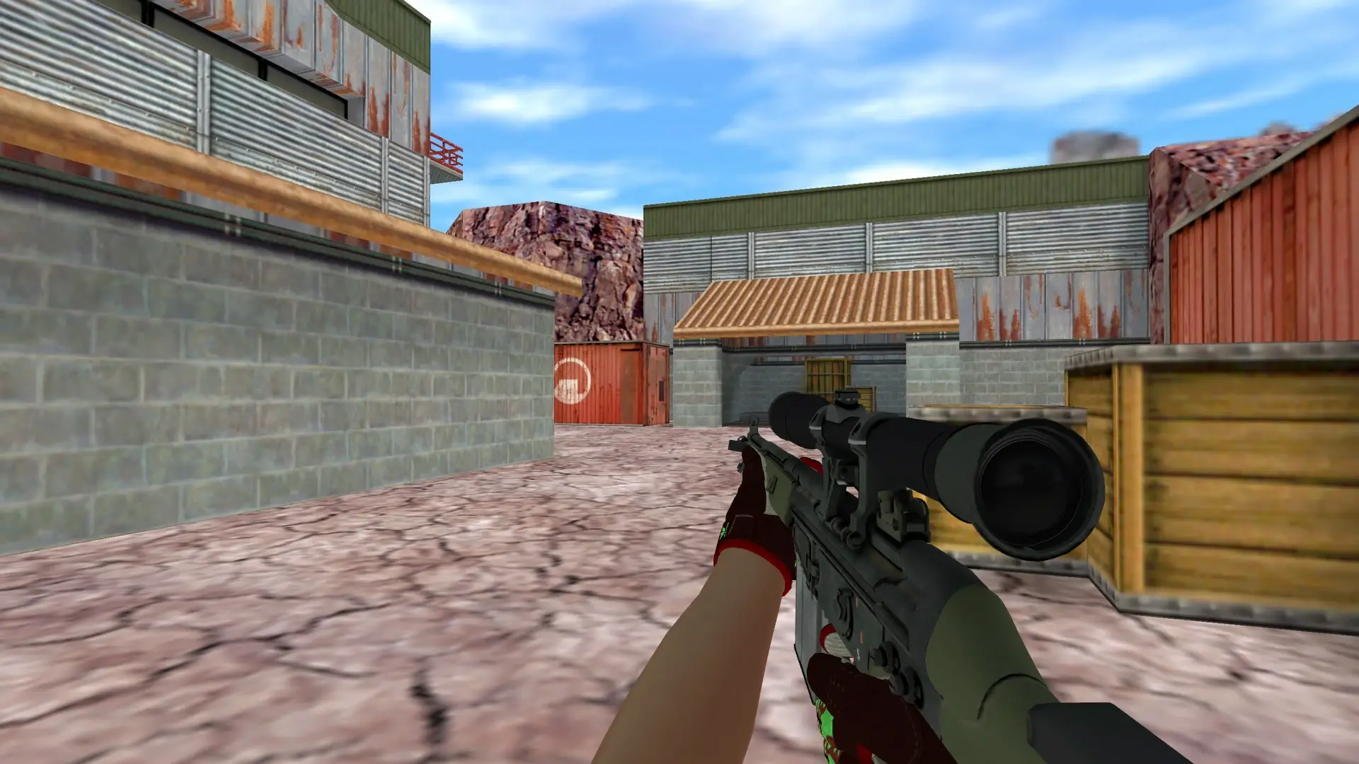 G3SG1 — Sport Gloves Bronze Morph Pack — de_nuke (first person)