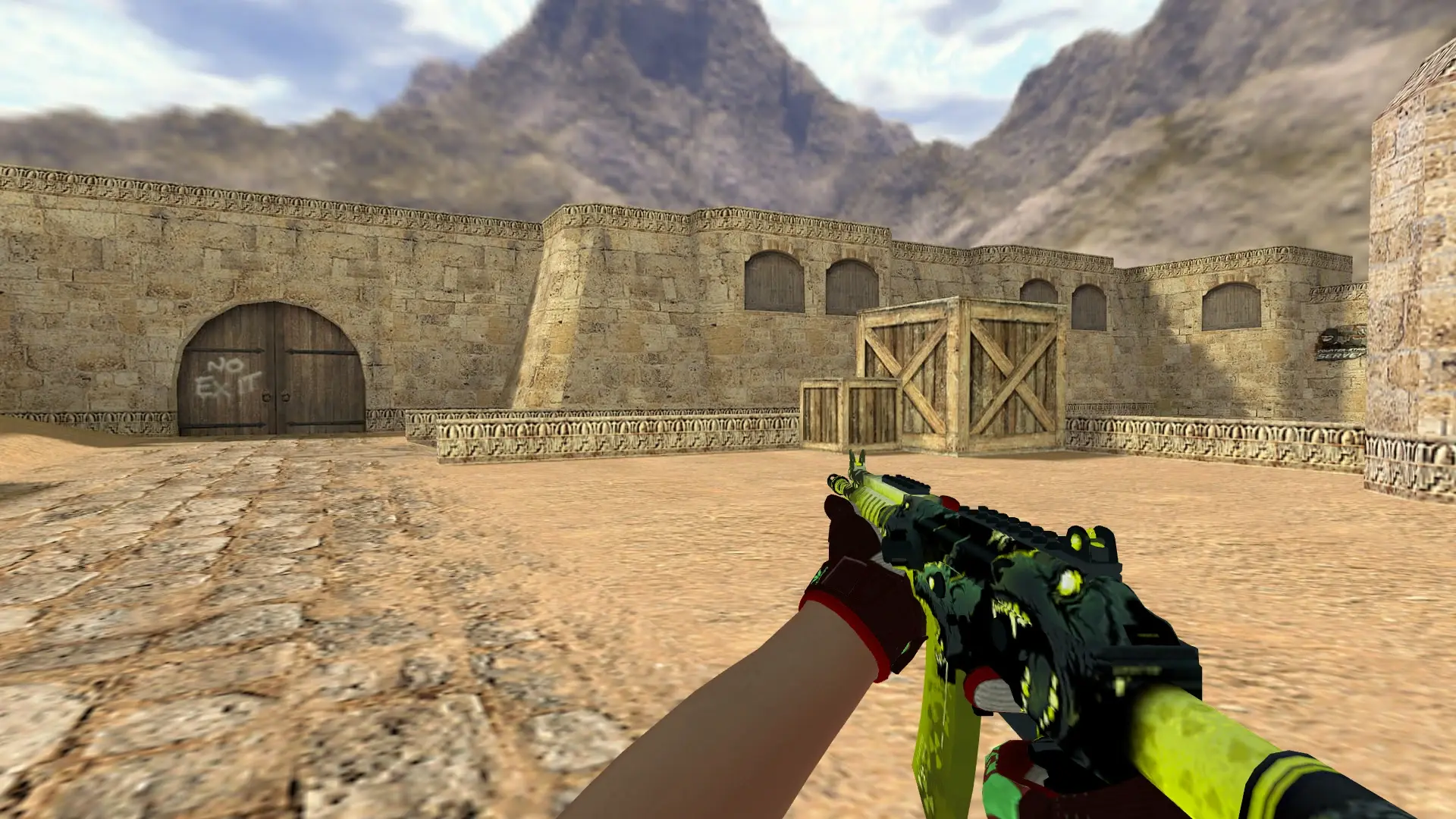 Galil AR — Sport Gloves Bronze Morph Pack — de_dust2 (first person)