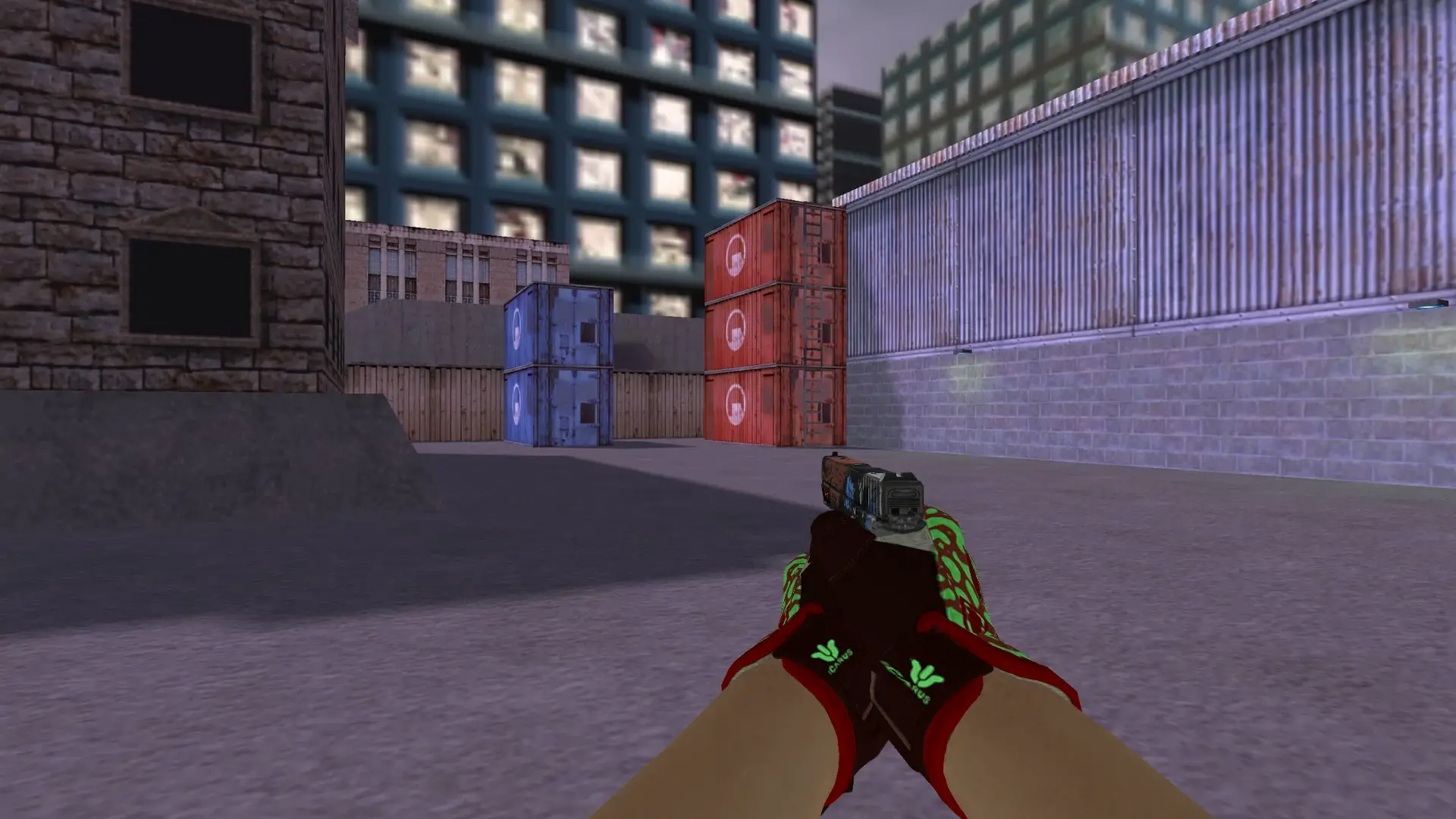 Glock-18 — Sport Gloves Bronze Morph Pack — cs_assault (first person)