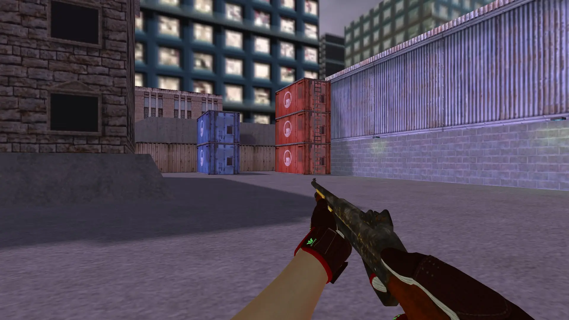M3 — Sport Gloves Bronze Morph Pack — cs_assault (first person)
