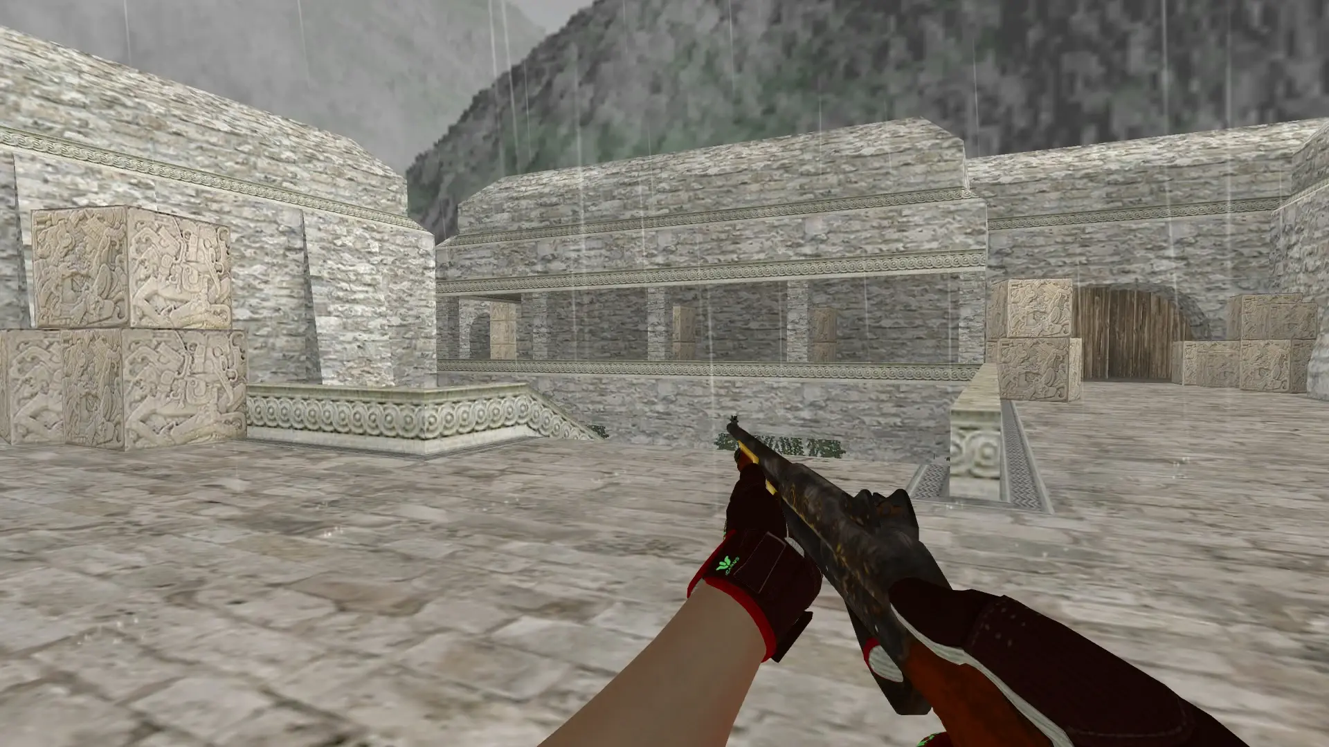 M3 — Sport Gloves Bronze Morph Pack — de_aztec (first person)