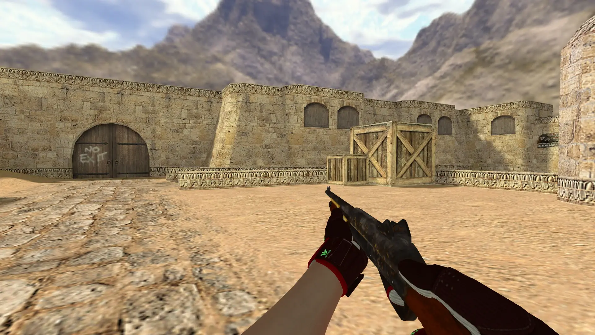 M3 — Sport Gloves Bronze Morph Pack — de_dust2 (first person)