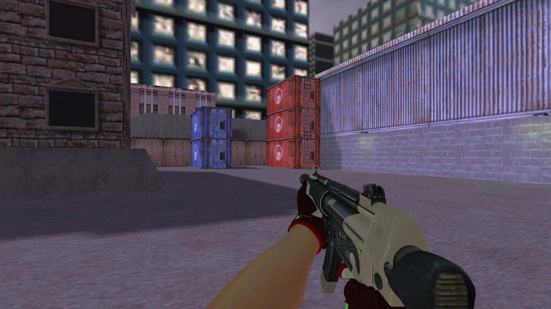 MP5 — Sport Gloves Bronze Morph Pack — cs_assault (first person)