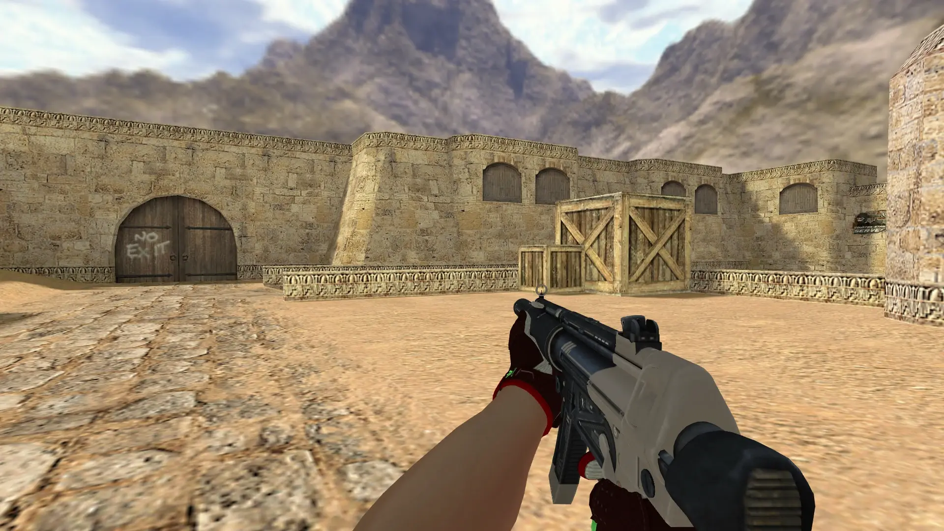 MP5 — Sport Gloves Bronze Morph Pack — de_dust2 (first person)