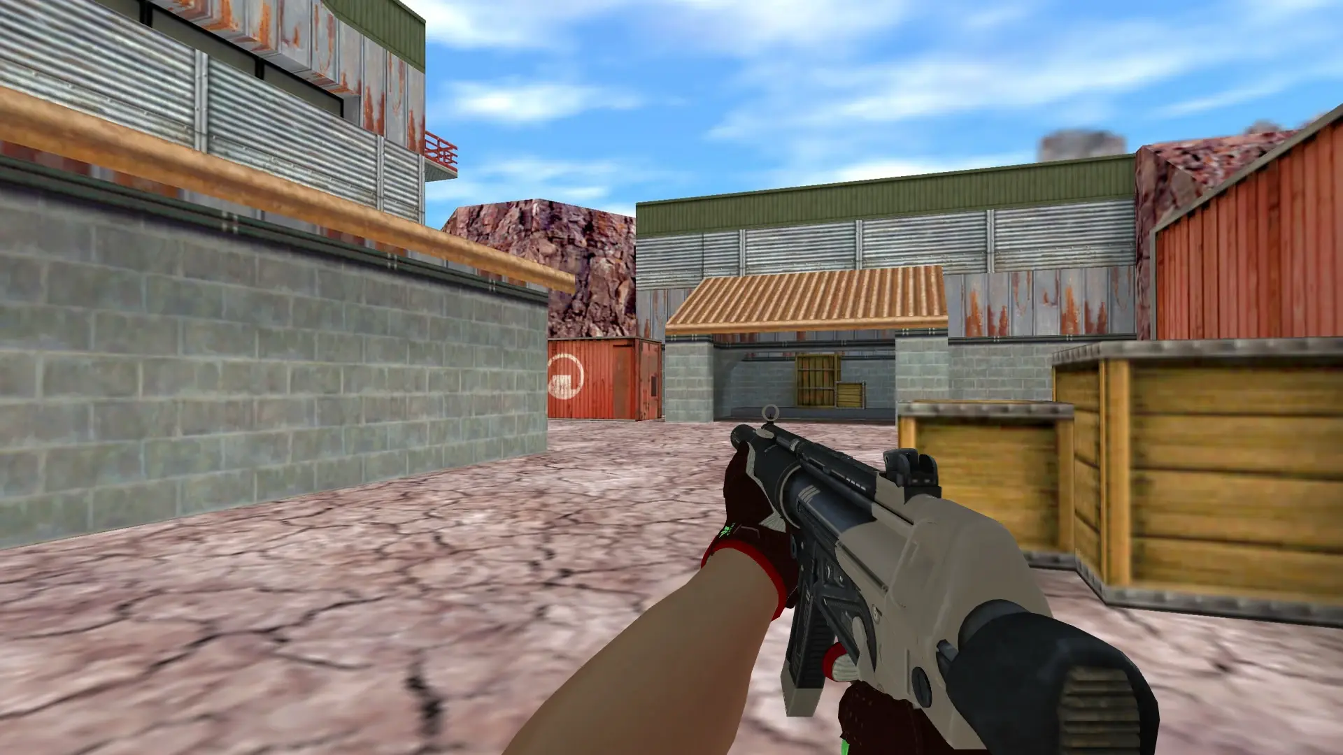 MP5 — Sport Gloves Bronze Morph Pack — de_nuke (first person)