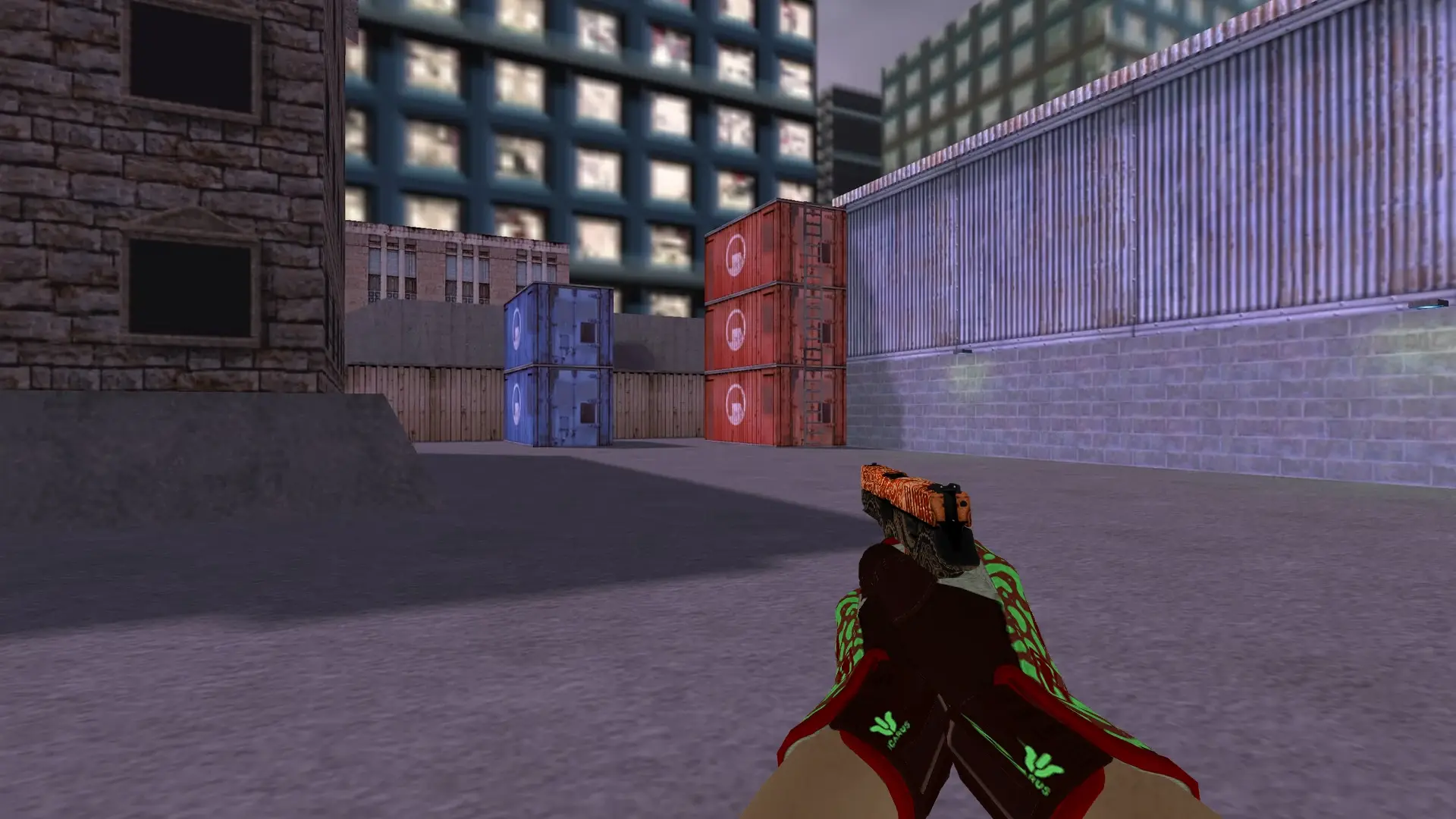 P228 — Sport Gloves Bronze Morph Pack — cs_assault (first person)